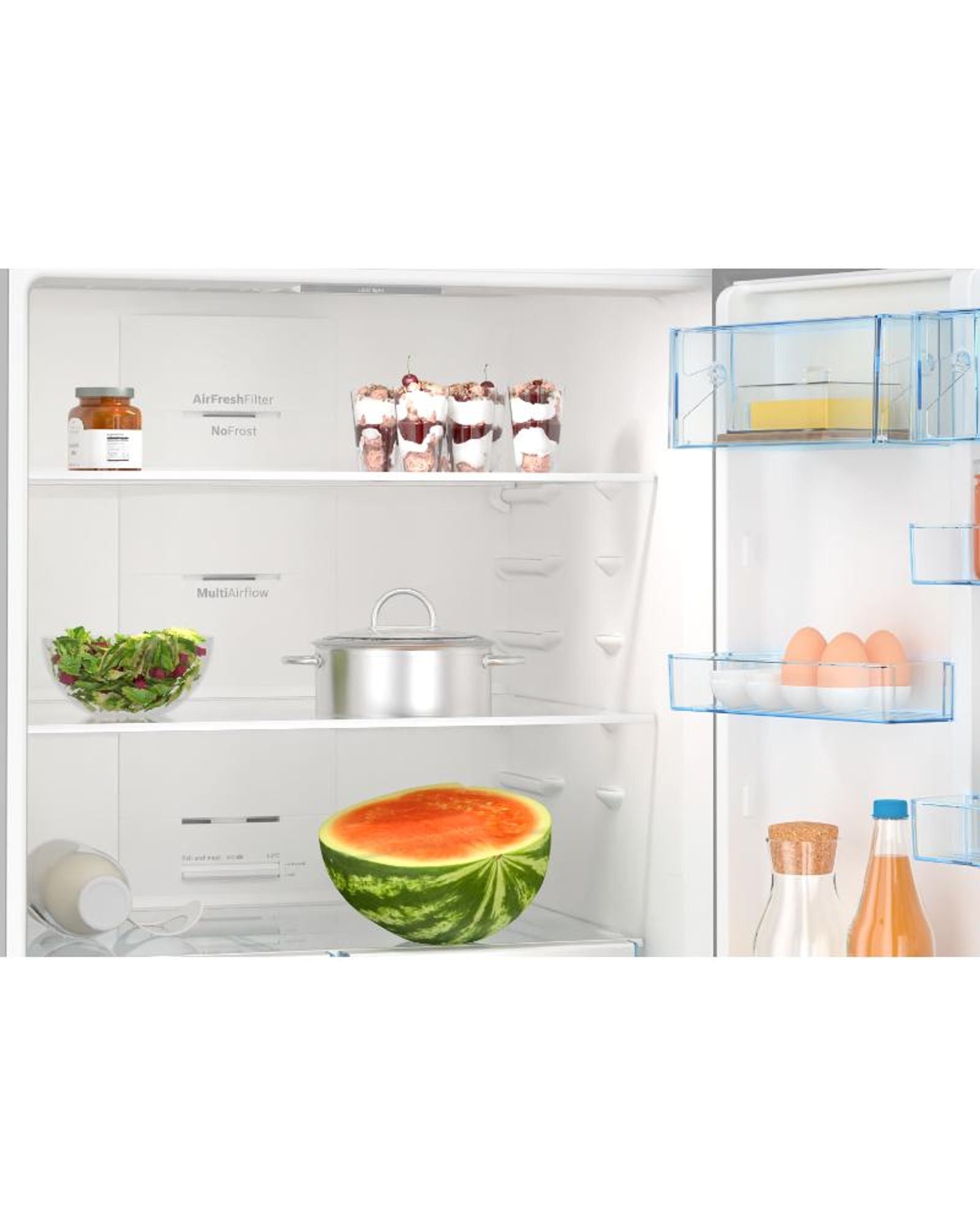 ثلاجة بوش من السلسلة 4 ذات الفريزر السفلي