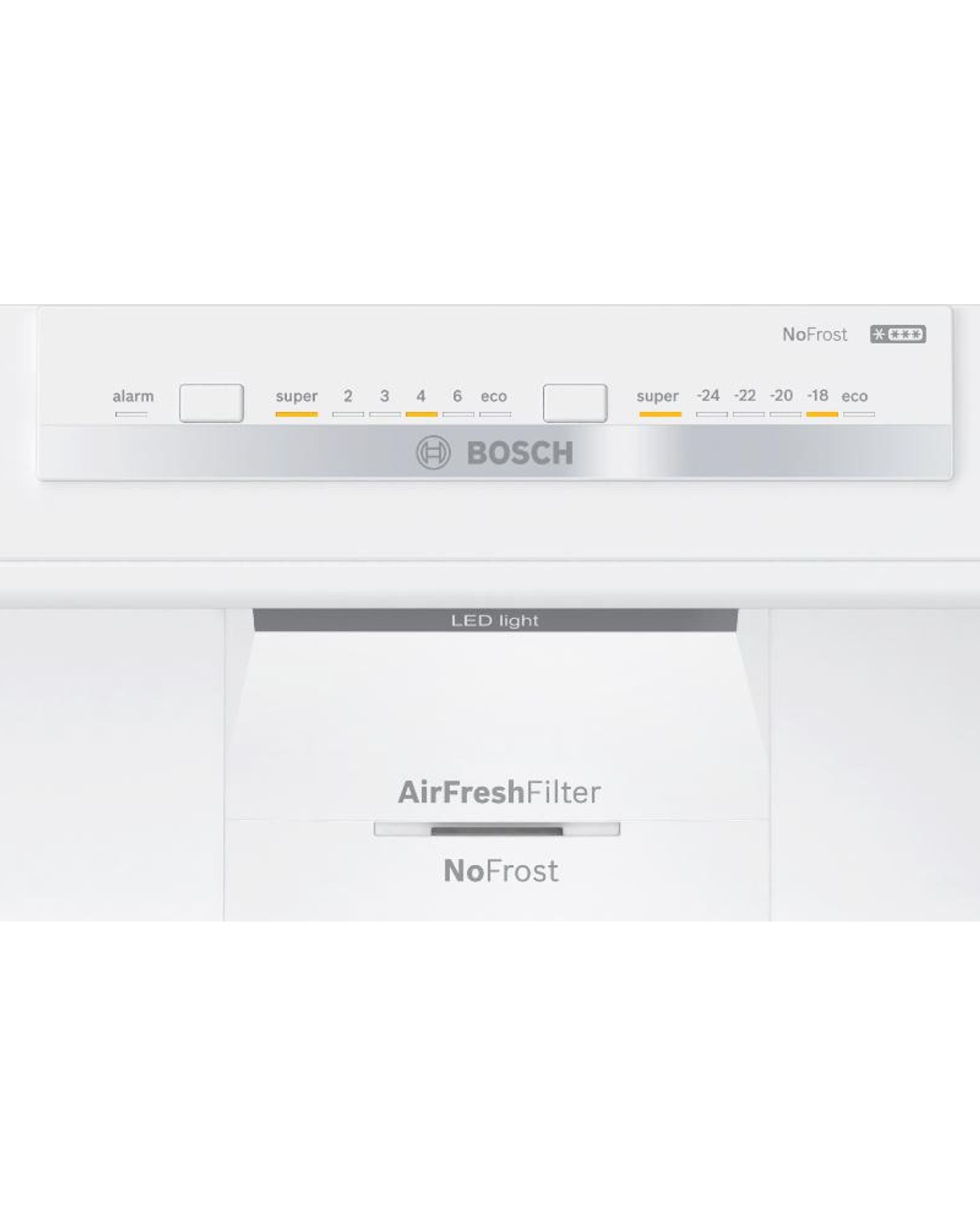 ثلاجة بوش من السلسلة 4 ذات الفريزر السفلي