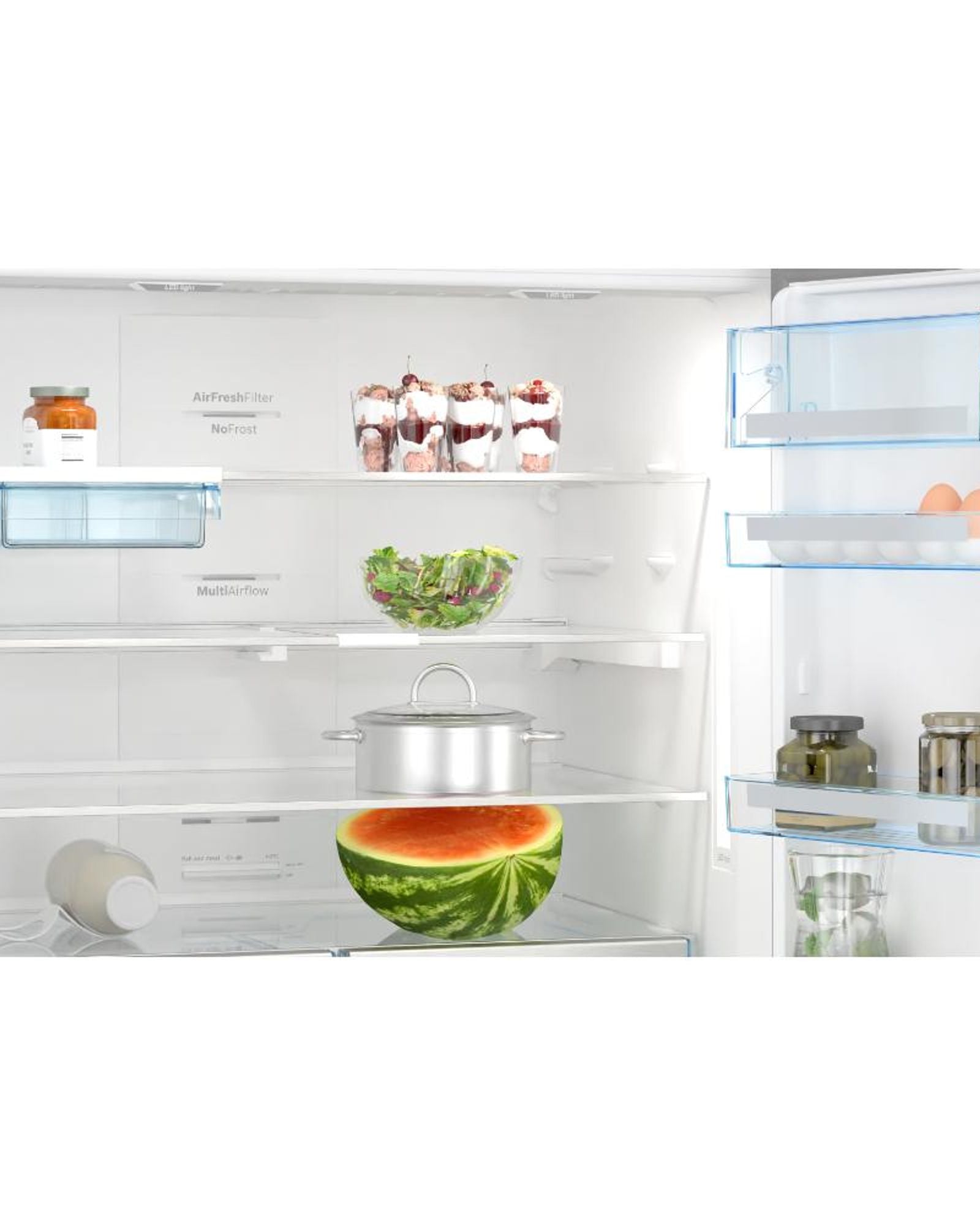 ثلاجة بوش سلسلة 6 ذات الفريزر السفلي