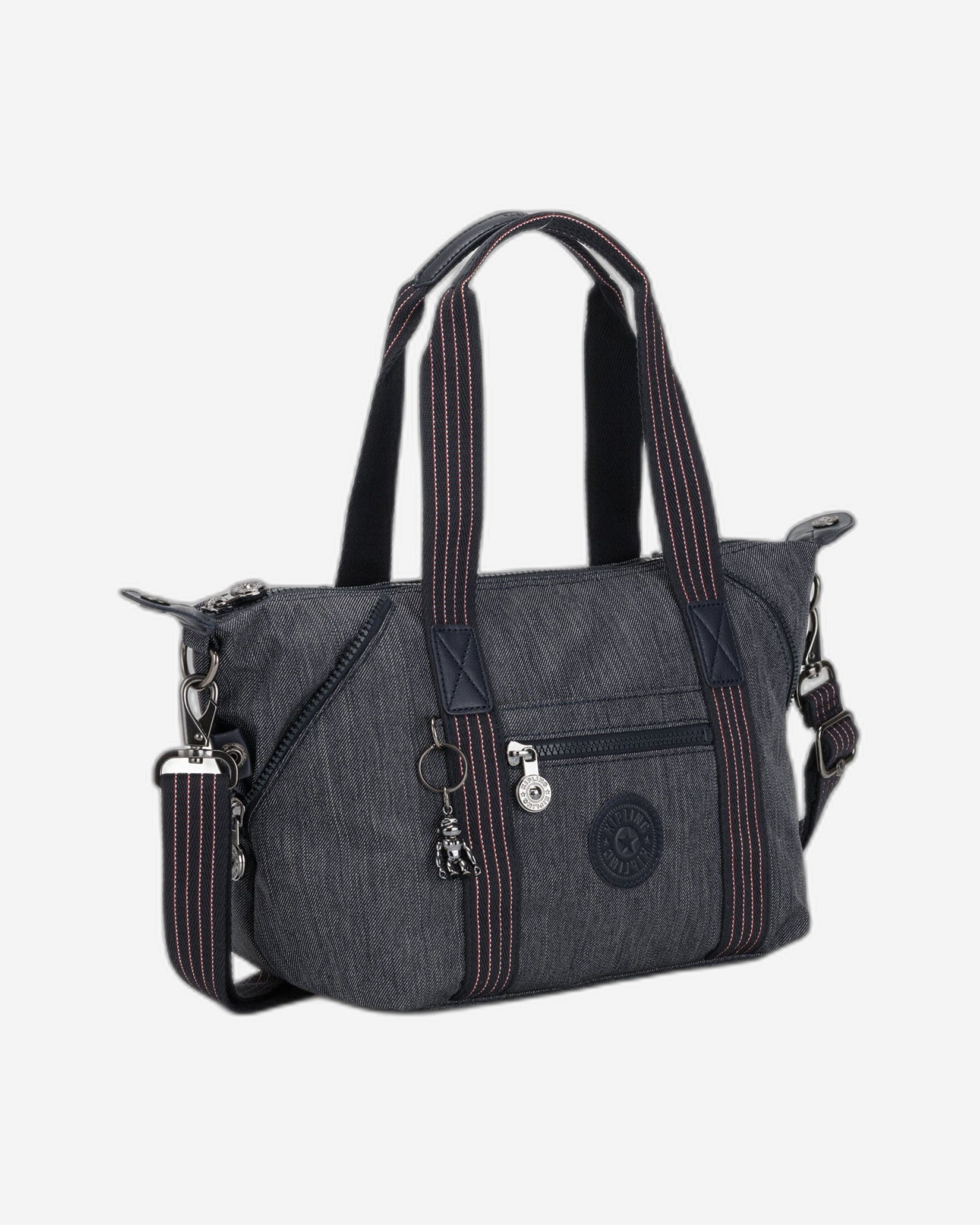 حقيبة يد صغيرة من قماش الدنيم النشط من كيبلينج آرت C2I4746-25E