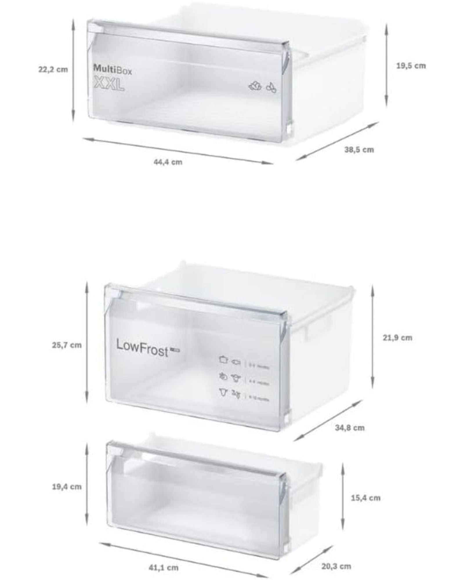 ثلاجة وفريزر مدمجان من بوش سلسلة 6 سعة 270 لترًا