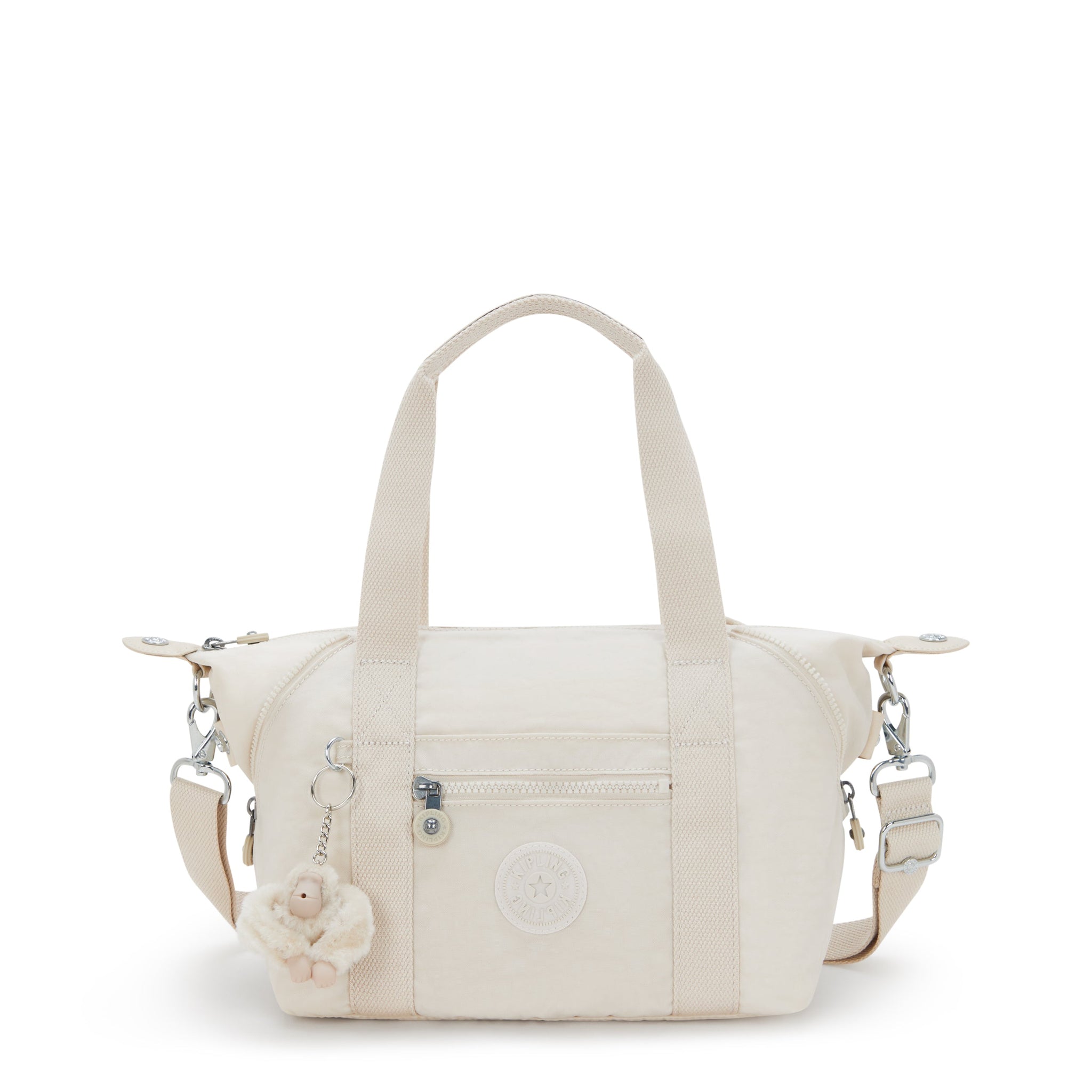 KIPLING Small handbag (with removable shoulderstrap) Female Hideaway Beige Art Mini 01327-7JR