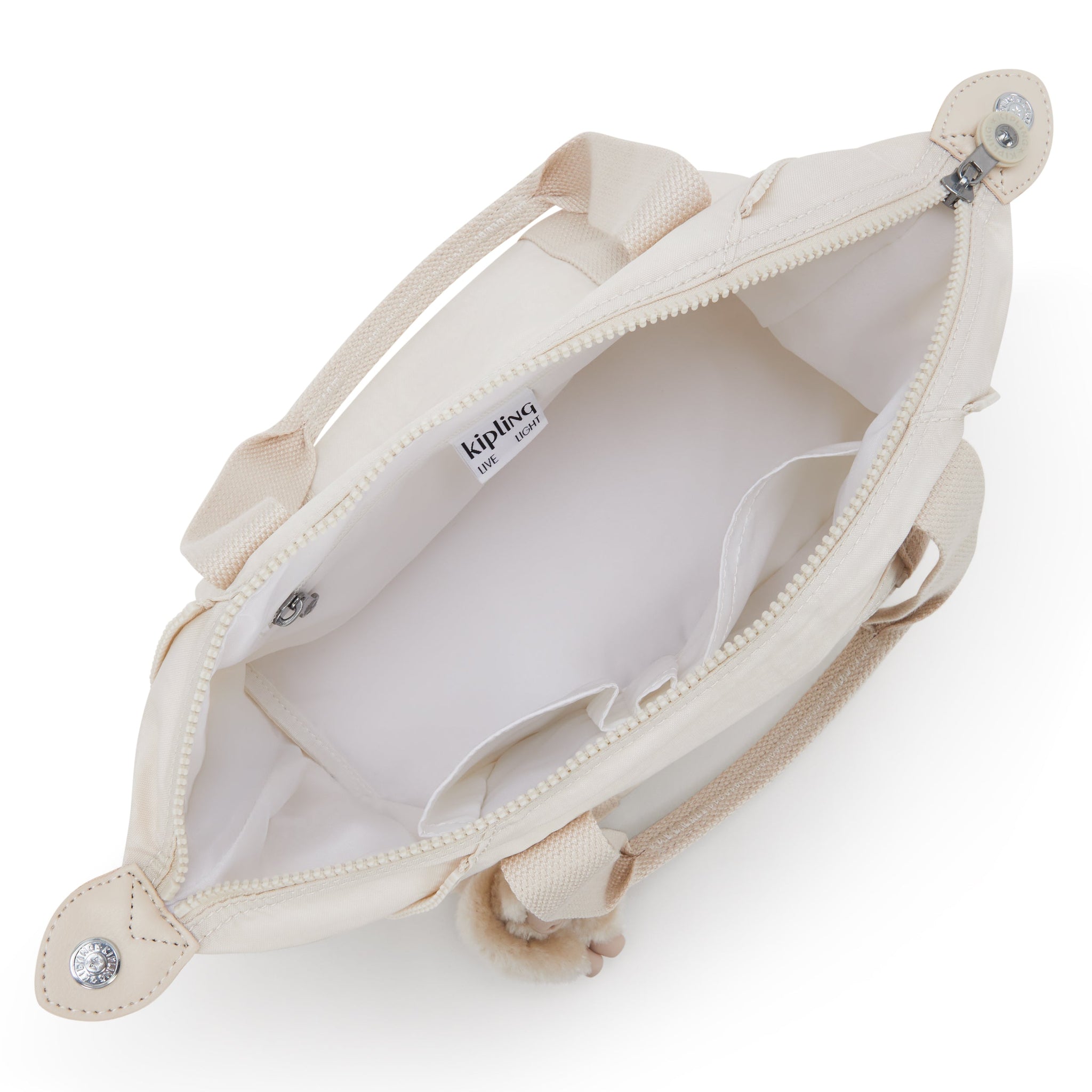 حقيبة يد كيبلينج آرت ميني هايدواي صغيرة بيج 01327-7JR