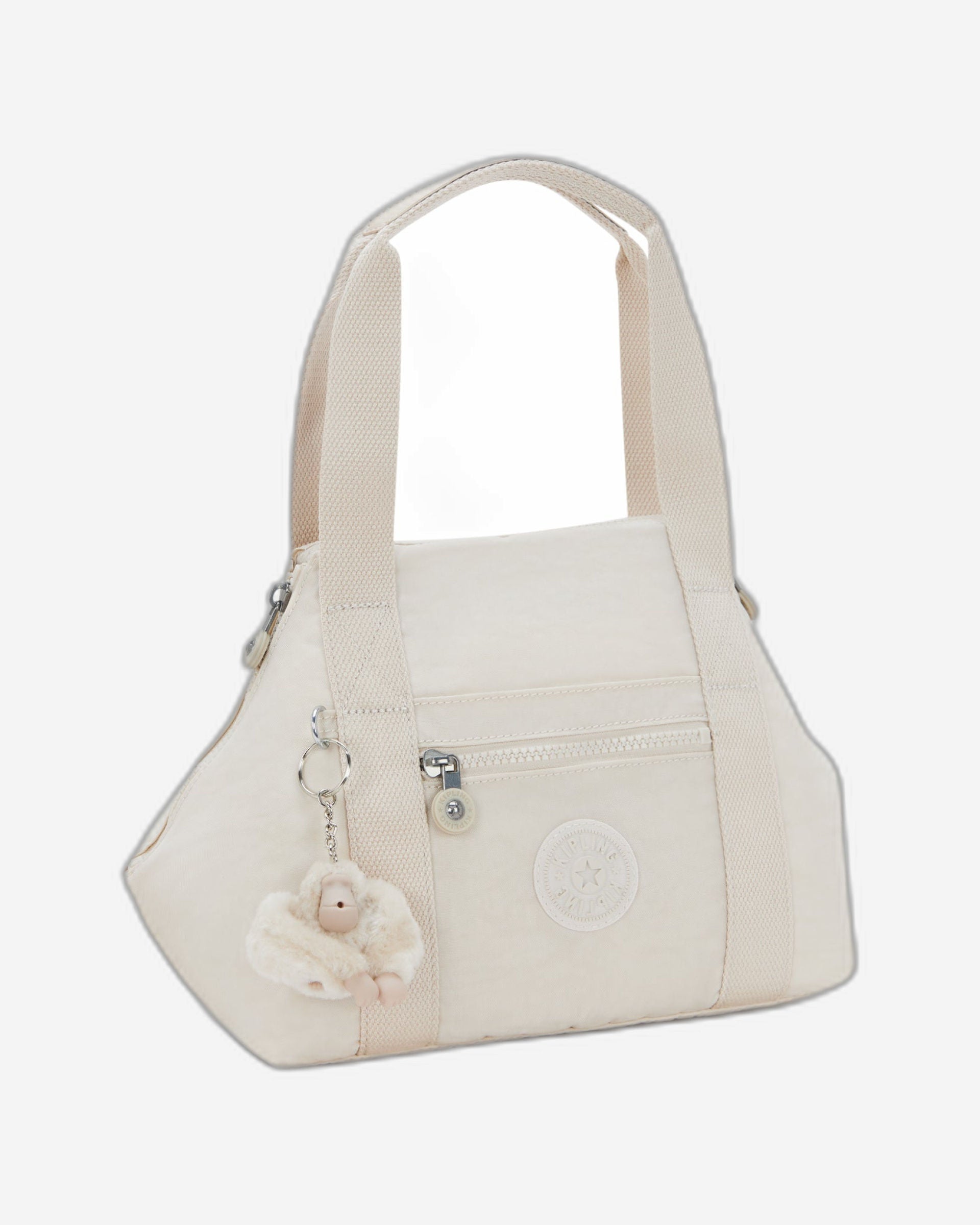 حقيبة يد كيبلينج آرت ميني هايدواي صغيرة بيج 01327-7JR