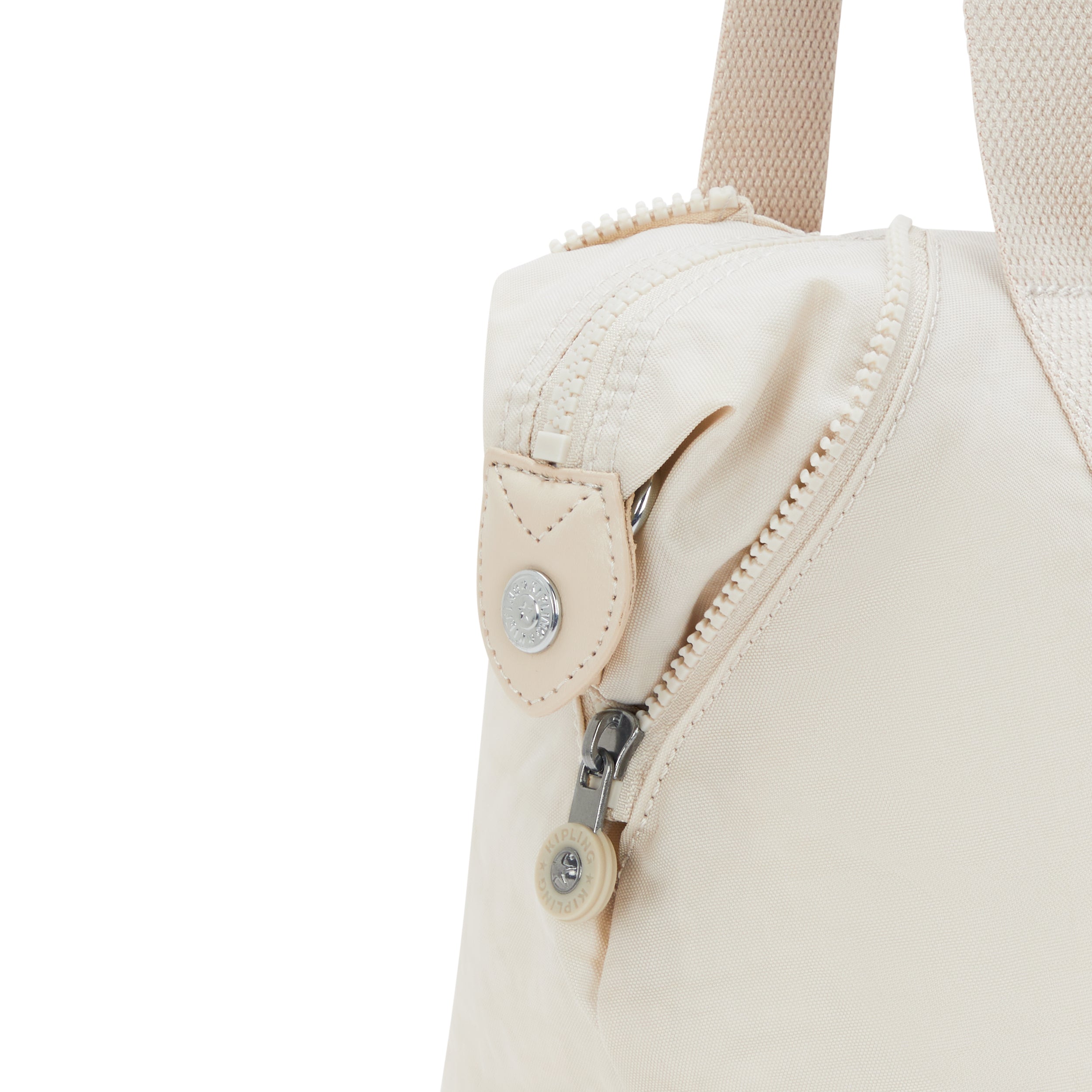 حقيبة يد كيبلينج آرت ميني هايدواي صغيرة بيج 01327-7JR