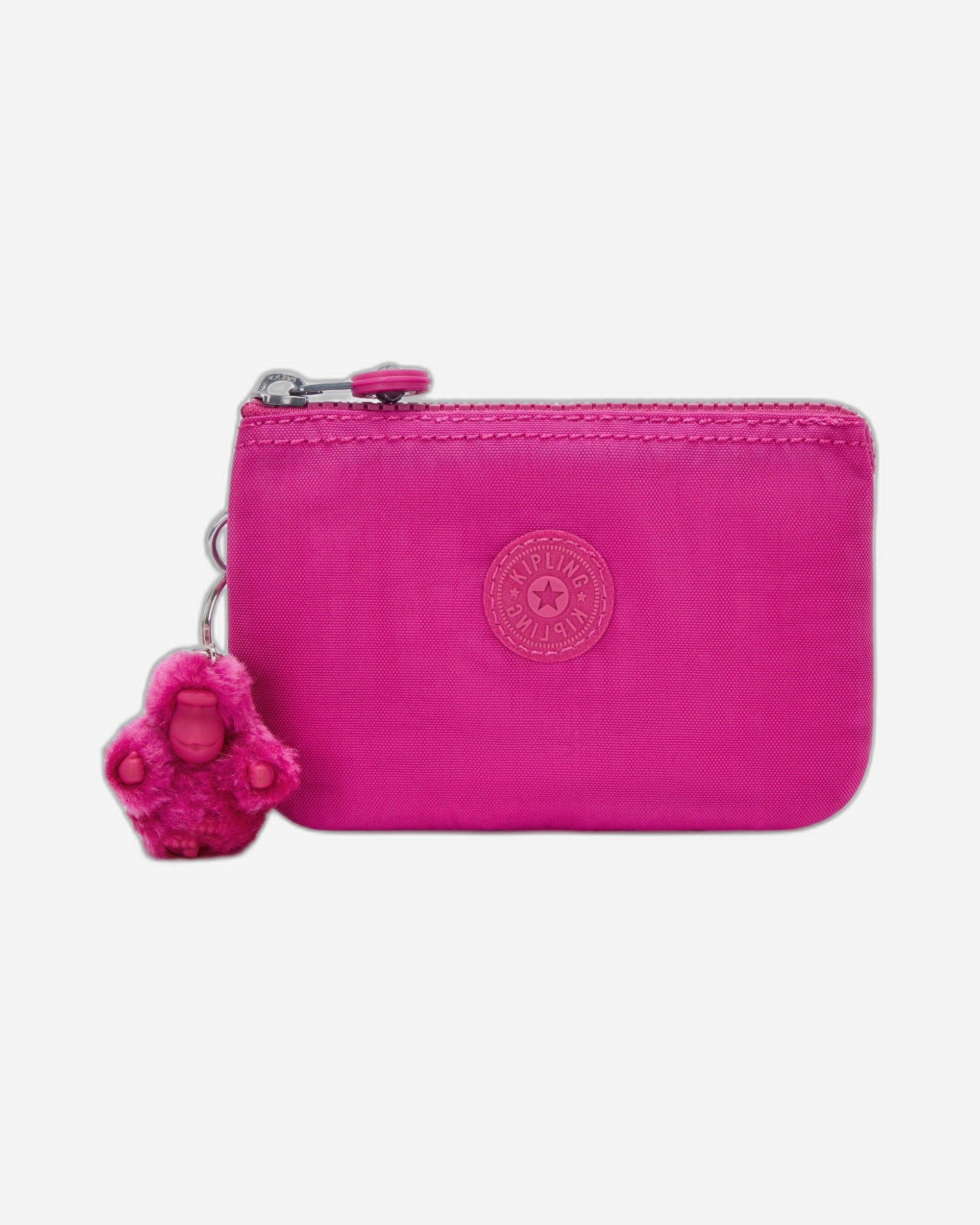 محفظة كيبلينج كرييتيفيتي إس صغيرة بلون الفوشيا المتوهج 01864-3KU