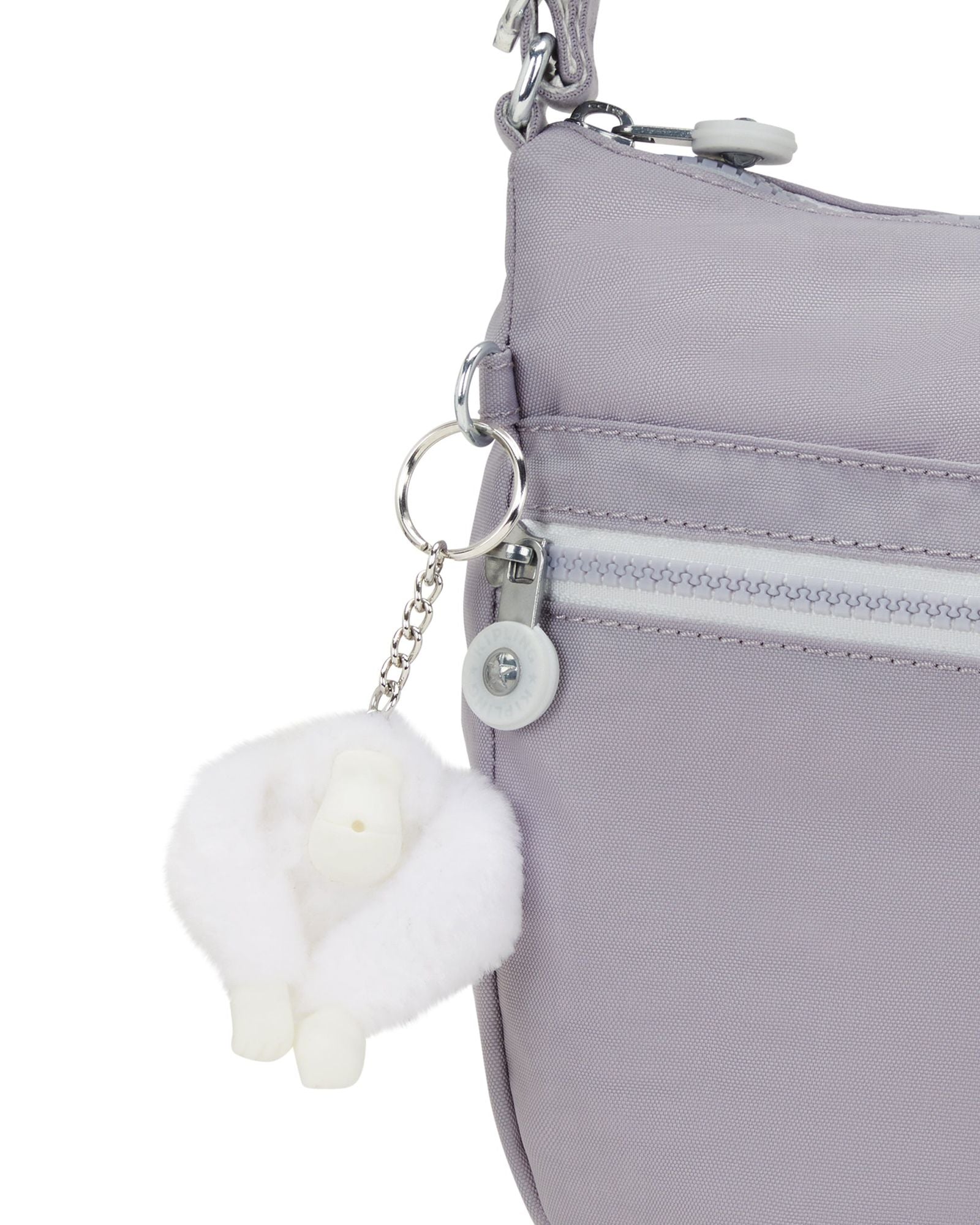 حقيبة كروس متوسطة الحجم من كيبلينج إيزيلا تندر رمادية اللون C202144-1FB