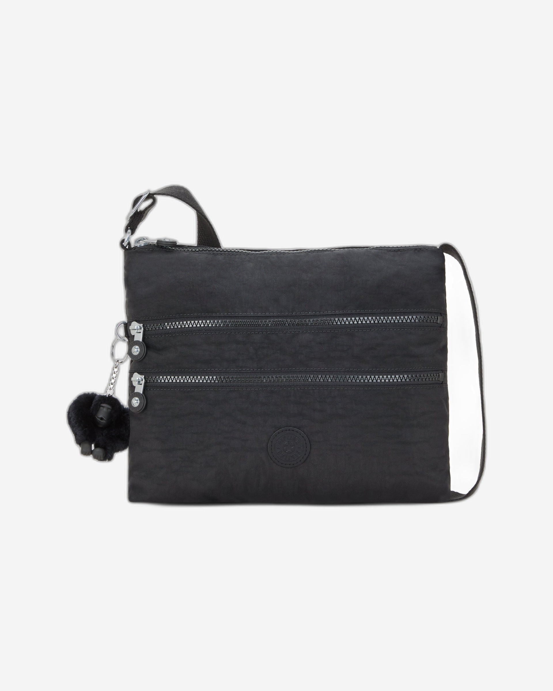 حقيبة كتف متوسطة الحجم من كيبلينج ألفار بلاك نوار C213335-P39