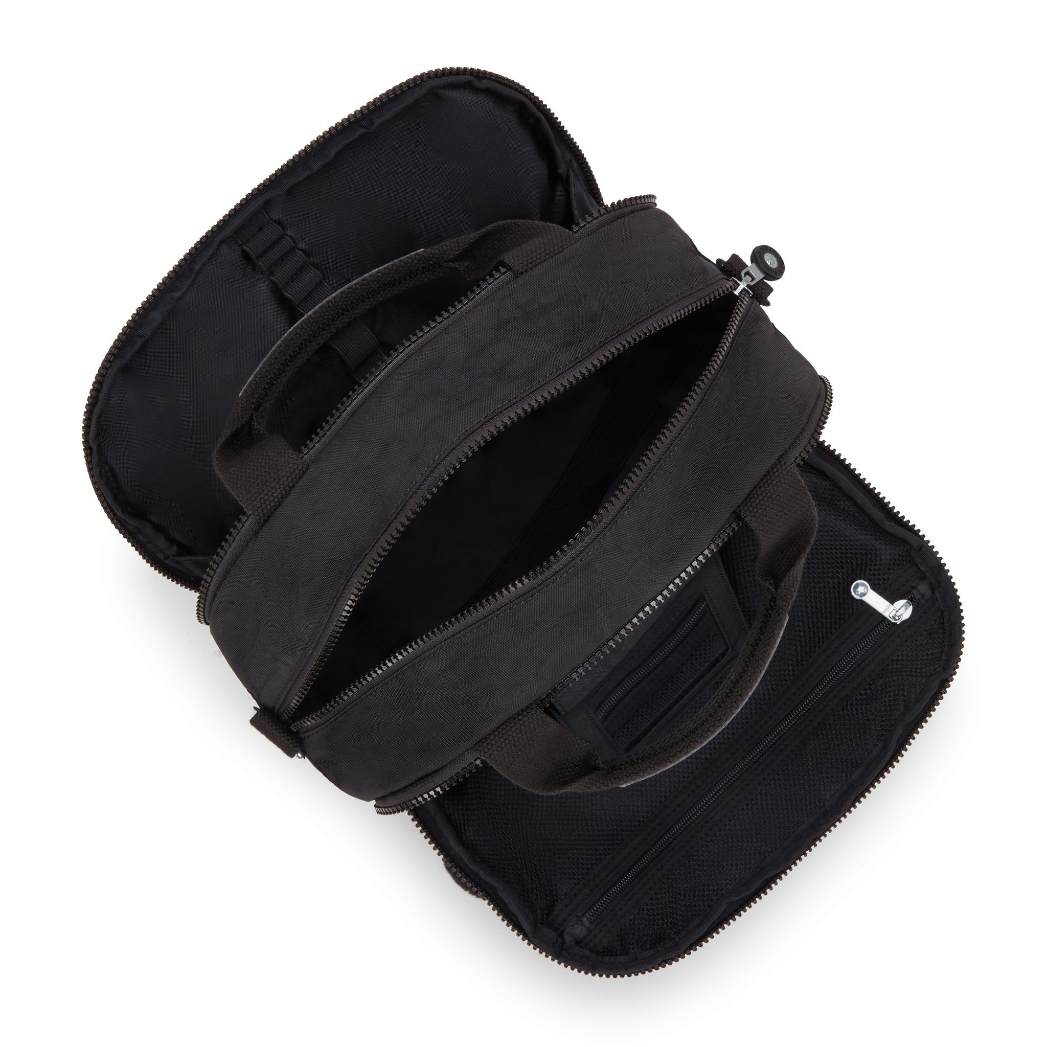 حقيبة أدوات الزينة الكبيرة Kipling Palmbeach Black Noir مع جراب عربة C213860-P39