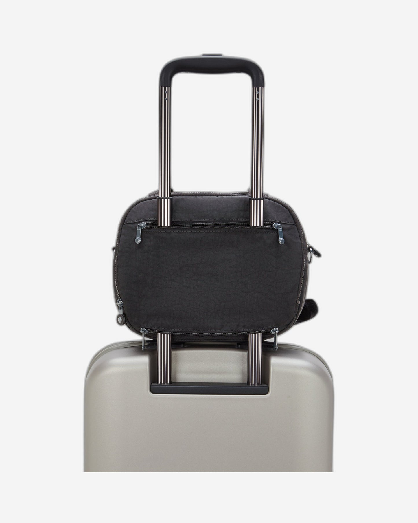 حقيبة أدوات الزينة الكبيرة Kipling Palmbeach Black Noir مع جراب عربة C213860-P39