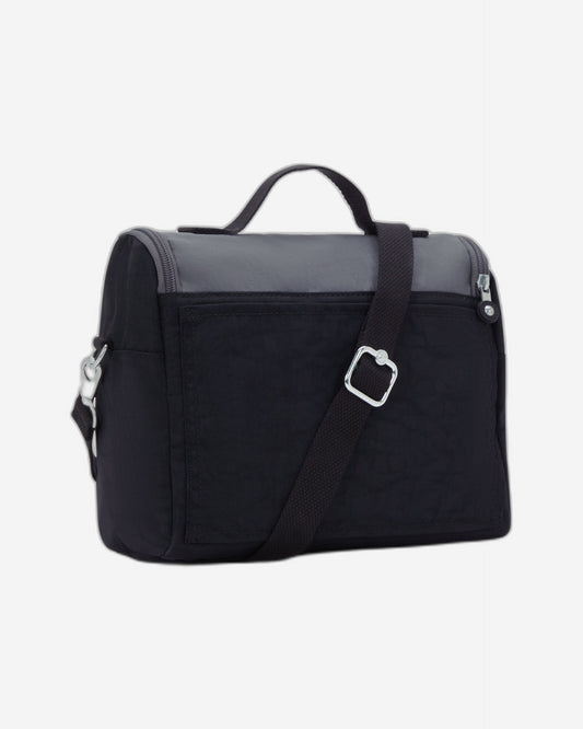 حقيبة غداء كبيرة جديدة من كيبلينج، طراز كيتشيرو، لون أسود فضائي (مع جيب لعربة السفر) 15289-2GX