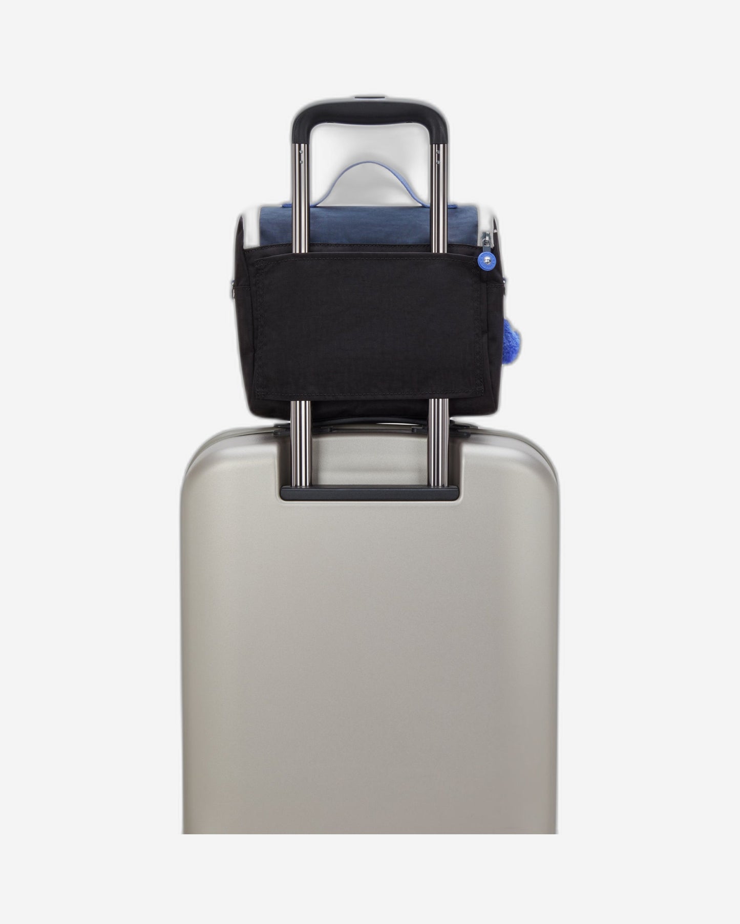 حقيبة غداء Kipling New Kichirou True Block كبيرة مع جراب عربة 15289-74Q