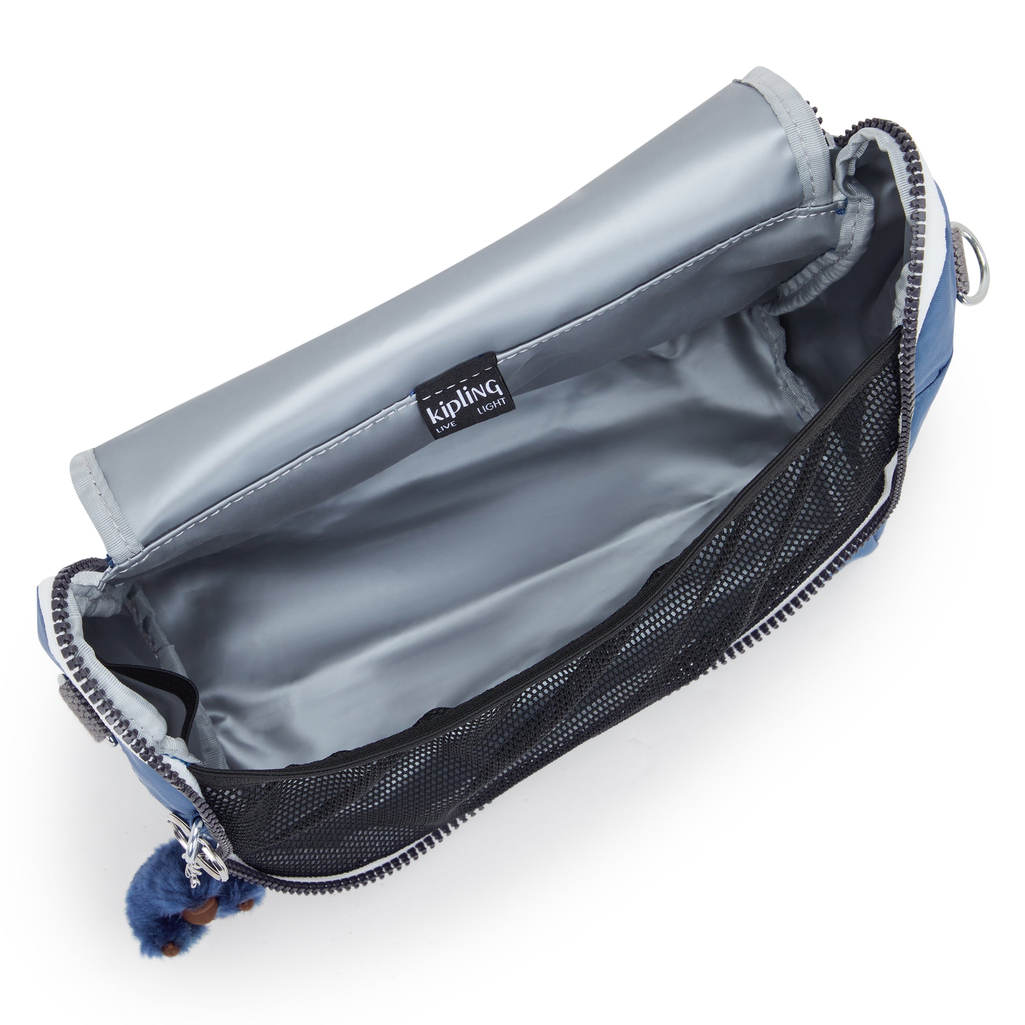 حقيبة غداء كيبلينج نيو كيشيرو فانتسي بلو كبيرة مع جراب عربة C215289-8FB