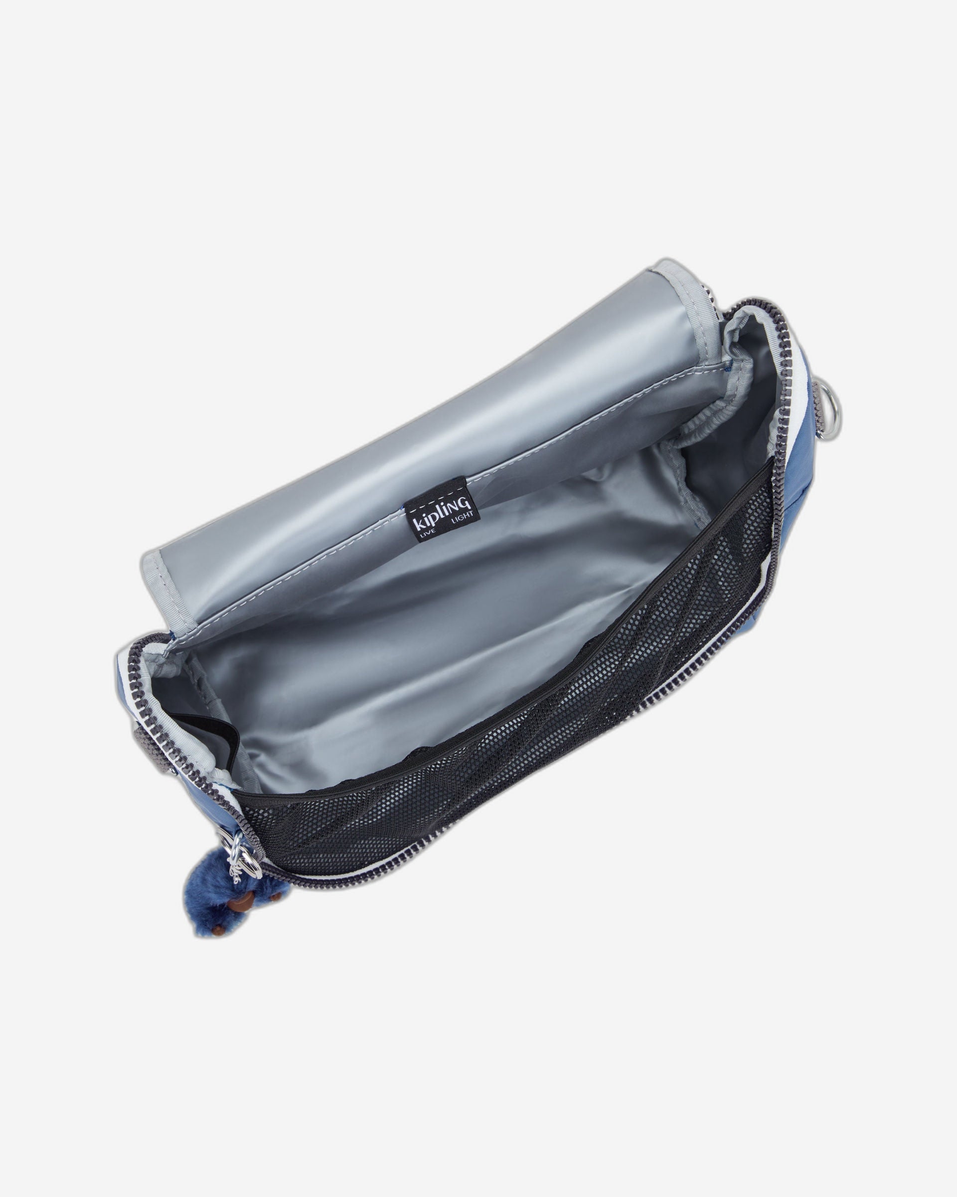 حقيبة غداء كيبلينج نيو كيشيرو فانتسي بلو كبيرة مع جراب عربة C215289-8FB