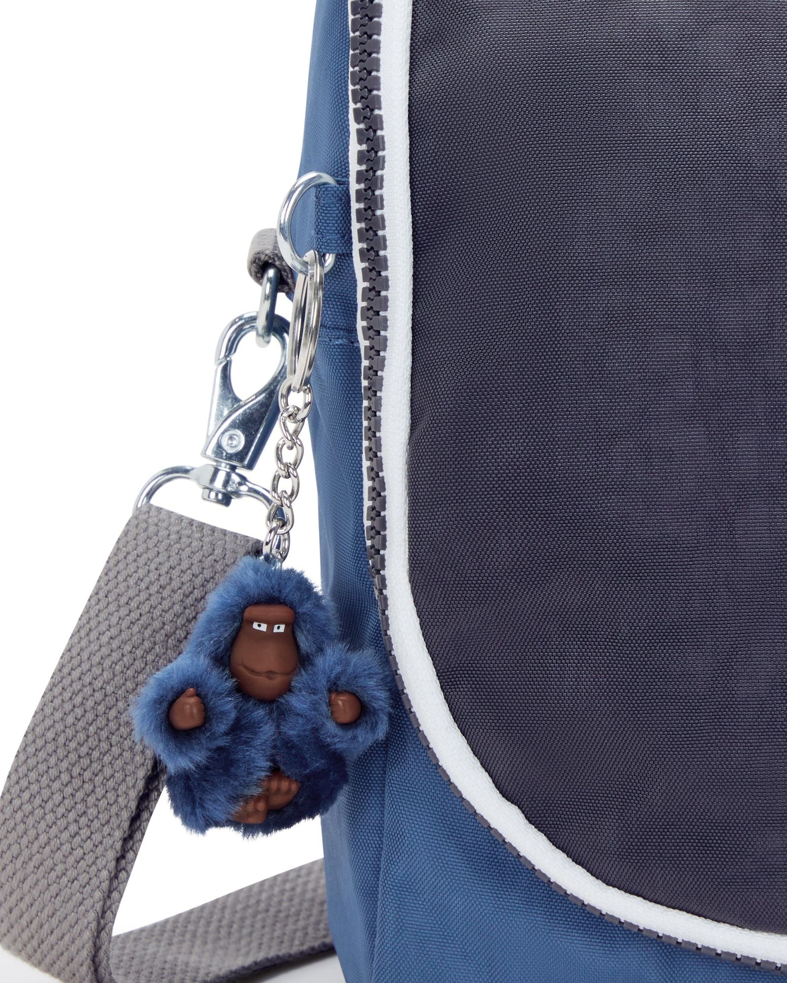 حقيبة غداء كيبلينج نيو كيشيرو فانتسي بلو كبيرة مع جراب عربة C215289-8FB