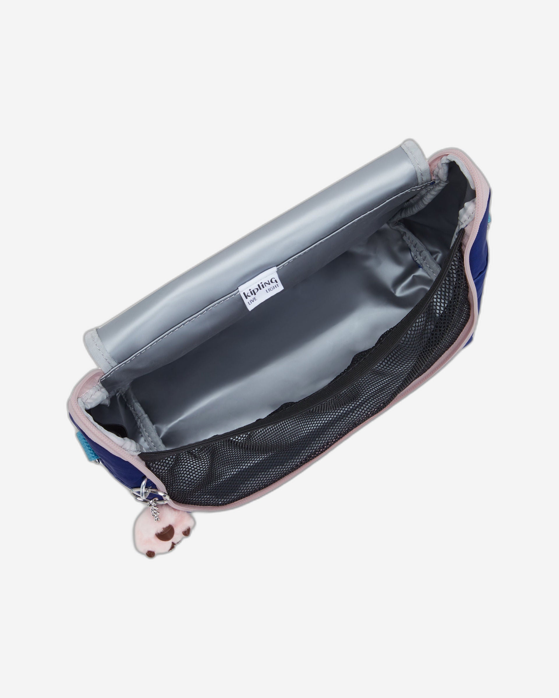 حقيبة غداء كيبلينج نيو كيشيرو سولار نيفي سي كبيرة مع جراب عربة C215289-AF9