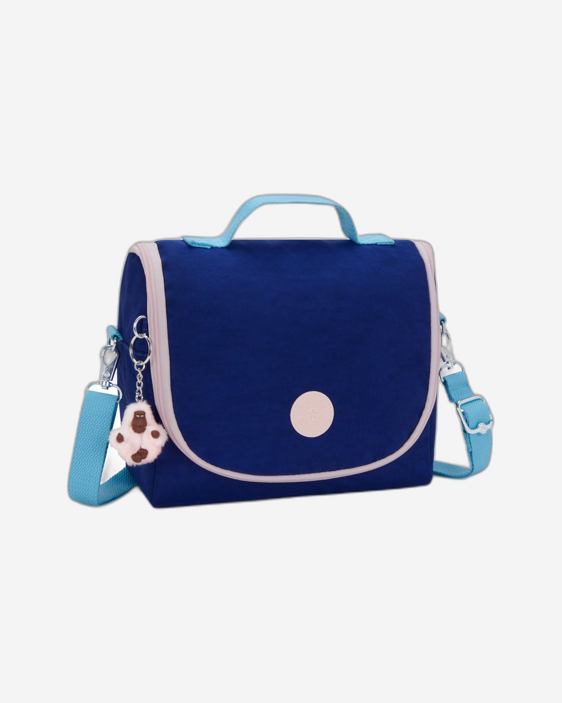 حقيبة غداء كيبلينج نيو كيشيرو سولار نيفي سي كبيرة مع جراب عربة C215289-AF9