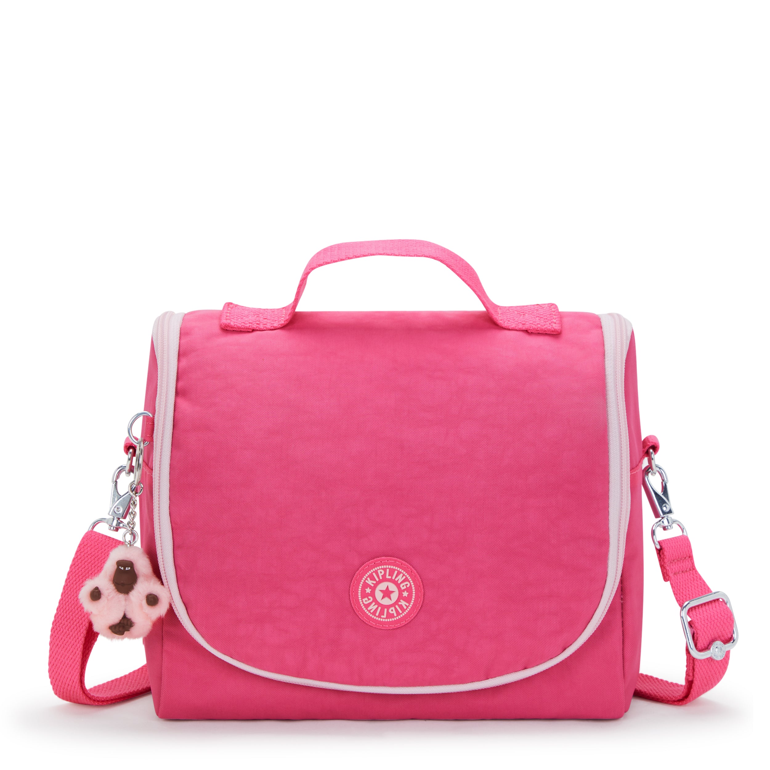 KIPLING-New Kichirou-Large lunchbox (with trolley sleeve)-Happy Pink C-15289-BZ8