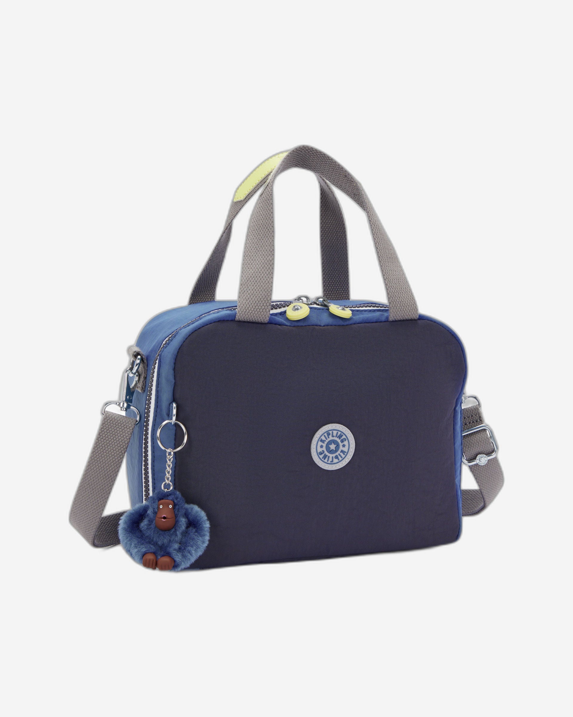 حقيبة غداء كيبلينج مييو فانتسي بلو كبيرة مع جراب عربة C215381-8FB