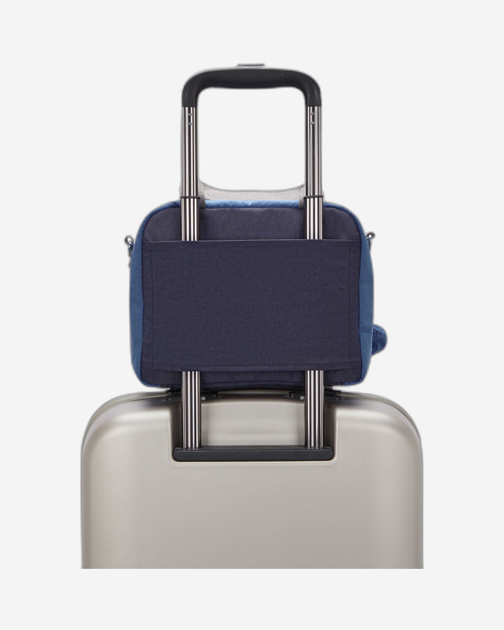 حقيبة غداء كيبلينج مييو فانتسي بلو كبيرة مع جراب عربة C215381-8FB