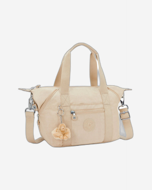 حقيبة يد صغيرة Kipling Art Mini Sparkled Beige (بحزام كتف قابل للإزالة) 15410-5DV