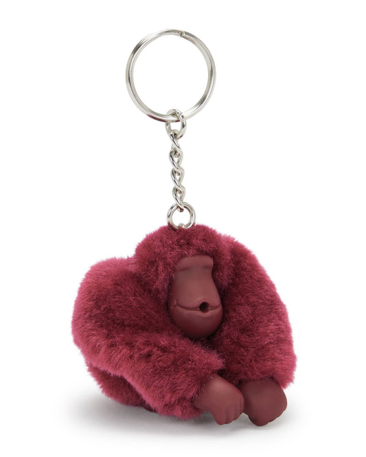 مجموعة Kipling Monkeyclip S Lounge Wine من 10 شماعات مفاتيح صغيرة على شكل قرد 16474-5FW