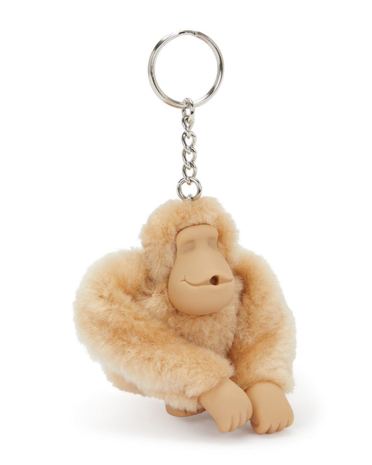 حامل مفاتيح Kipling Monkeyclip M بلون بني فاتح متوسط، 16479-7CN