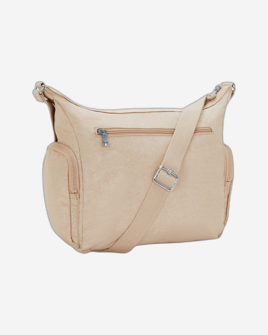 حقيبة Kipling Gabbie Sparkled Beige كبيرة الحجم 22621-5DV