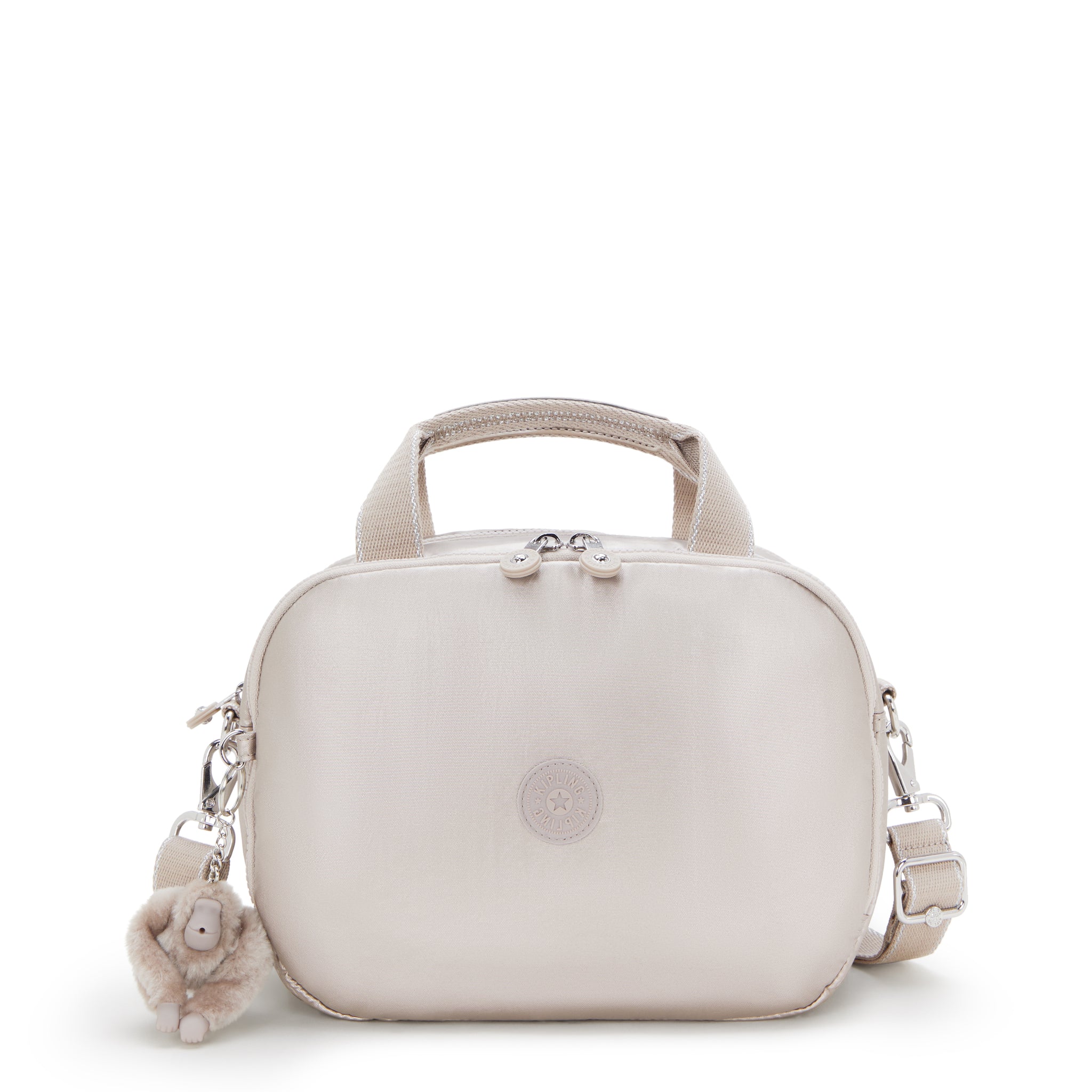 Kipling Palmbeach Metallic Glow Large Toiletry Bag with Trolley Sleeve C225747-48I