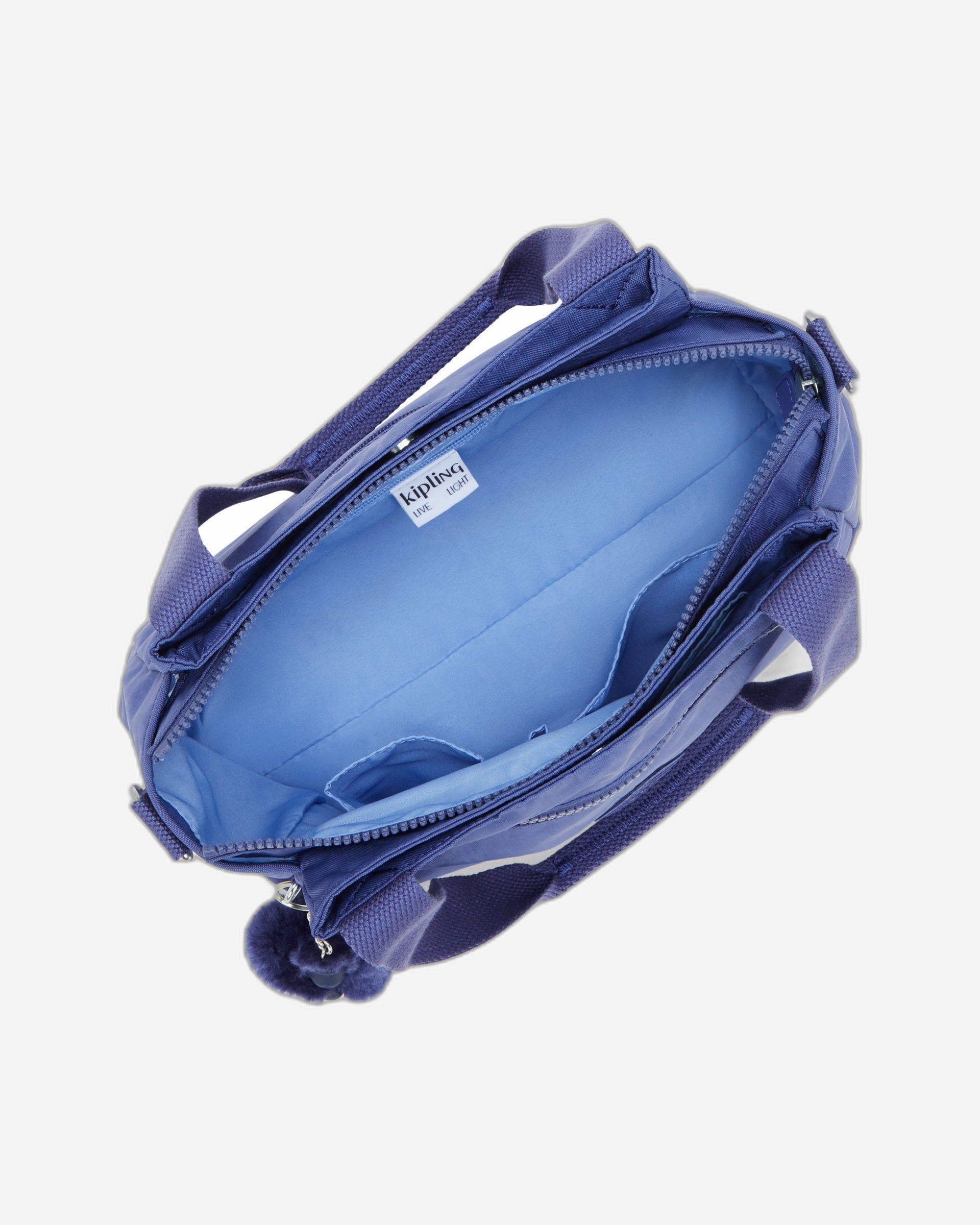 حقيبة كتف كيبلينج إليزيا متوسطة الحجم باللون الأزرق المحيطي 43791-24U