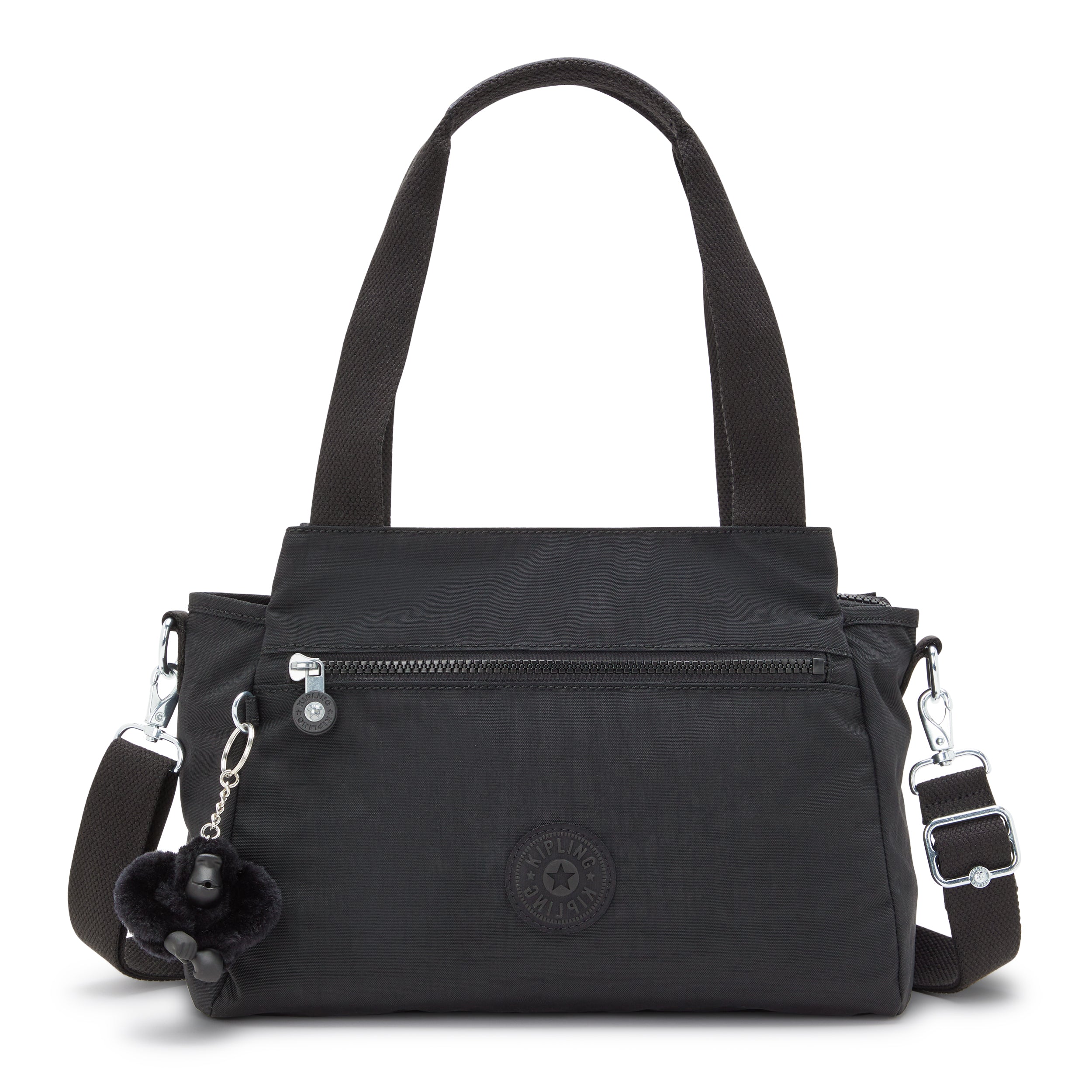 Kipling Elysia Black Noir Medium Shoulder Bag C243791-P39