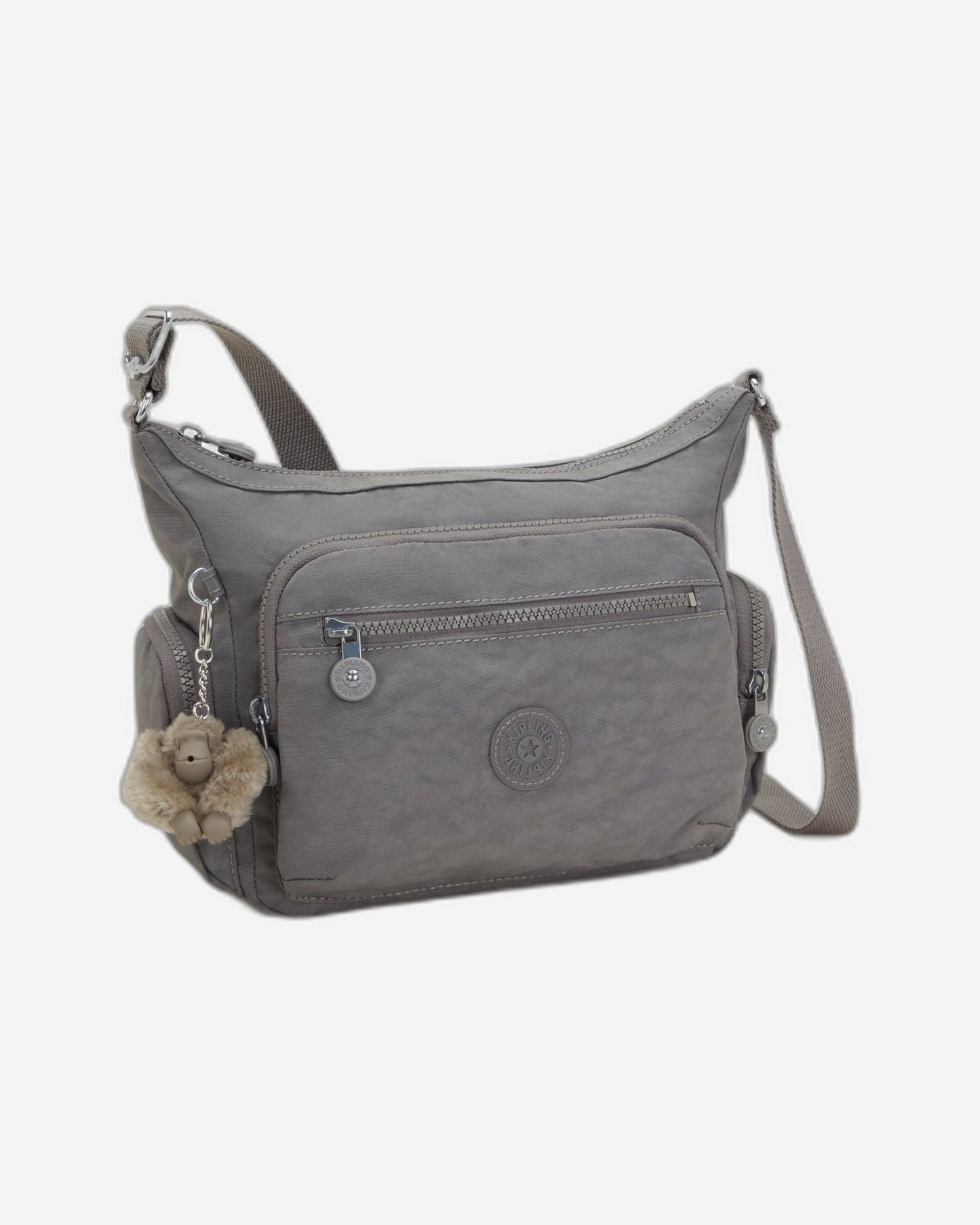 حقيبة Kipling Gabbie S رمادية جذابة متوسطة الحجم I2531-8DH