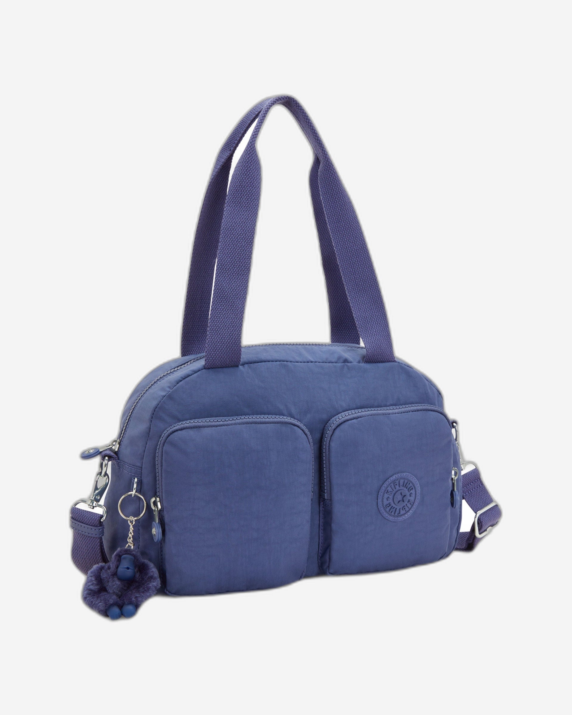 حقيبة كتف متوسطة الحجم من كيبلينج كول ديفيا بلون أزرق محيطي I2849-24U