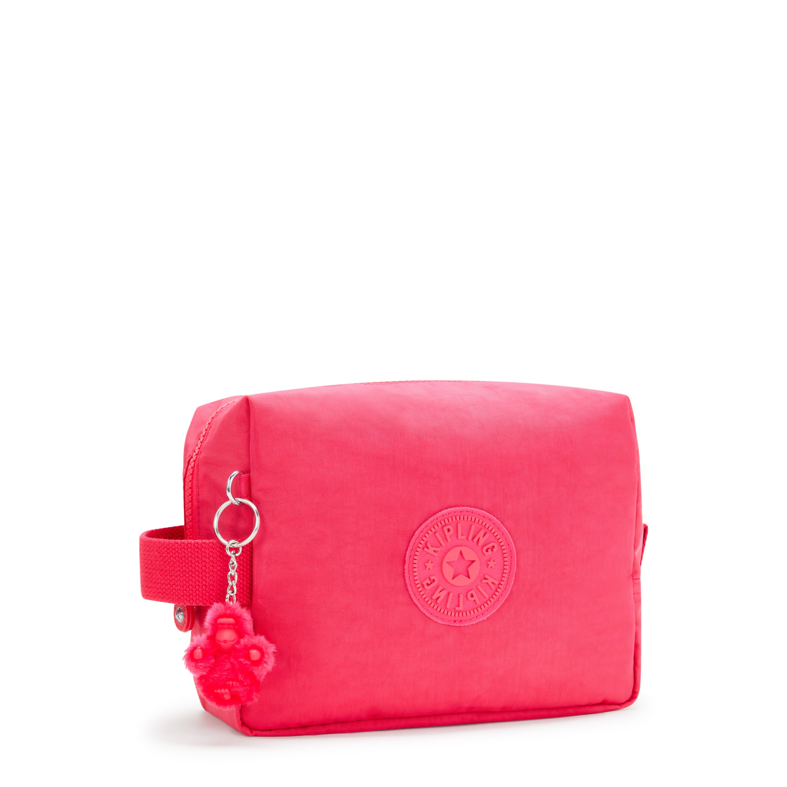 حقيبة أدوات الزينة الكبيرة وردية اللون من كيبلينج باراك ريزورت I2887-1BN