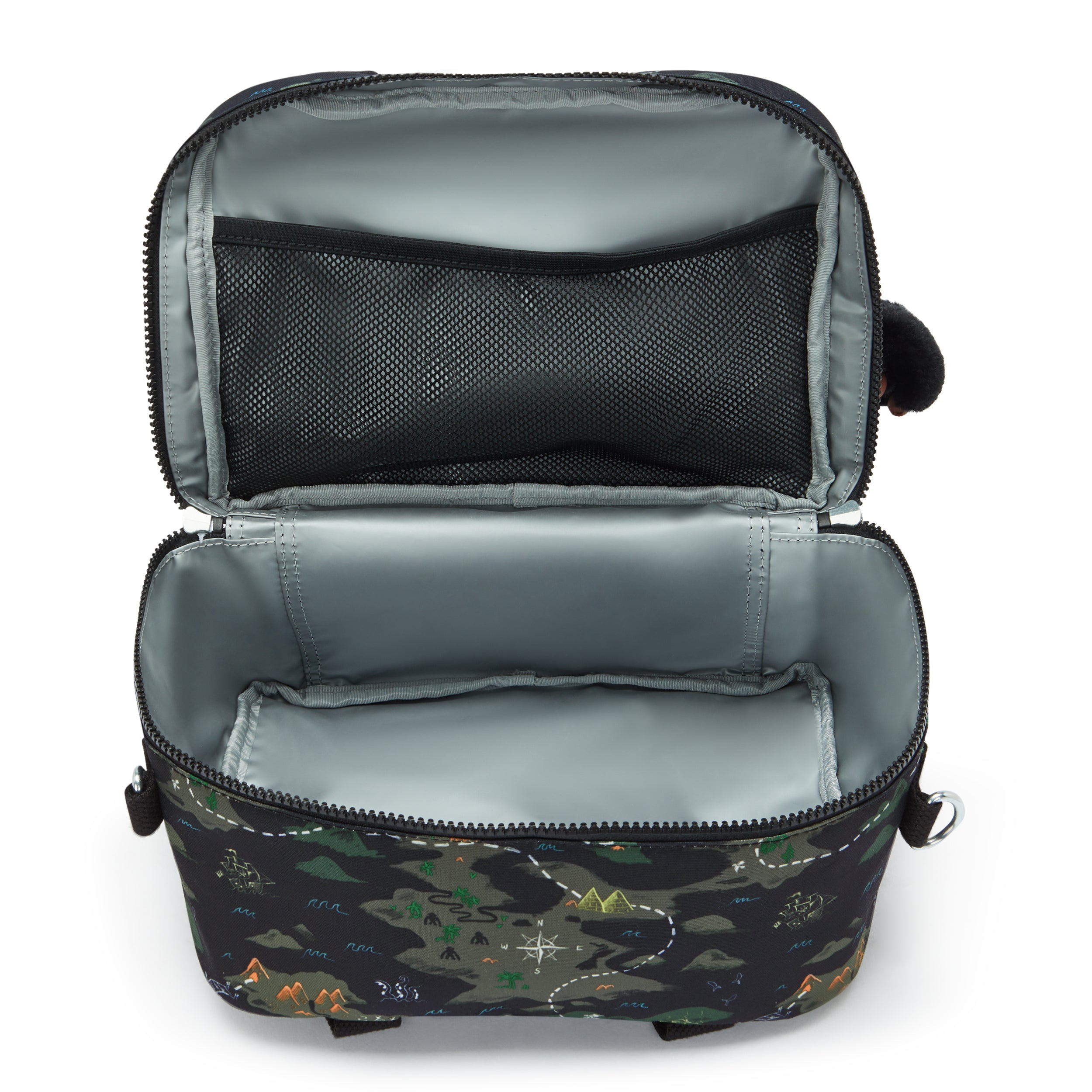صندوق غداء كبير من KIPLING Miyo Camo Treasure (مع جراب عربة) I2989-3PB