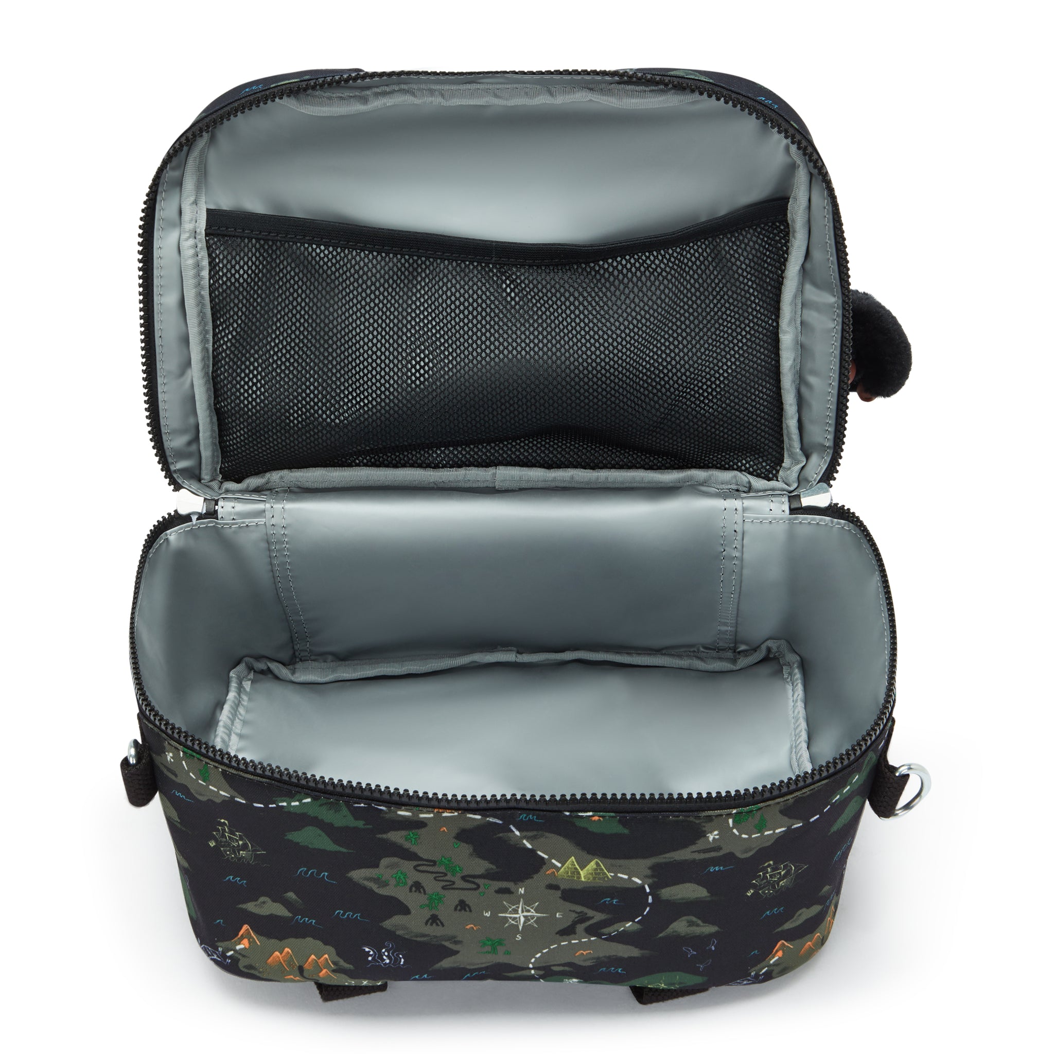 صندوق غداء كبير من KIPLING Miyo Camo Treasure (مع جراب عربة) I2989-3PB