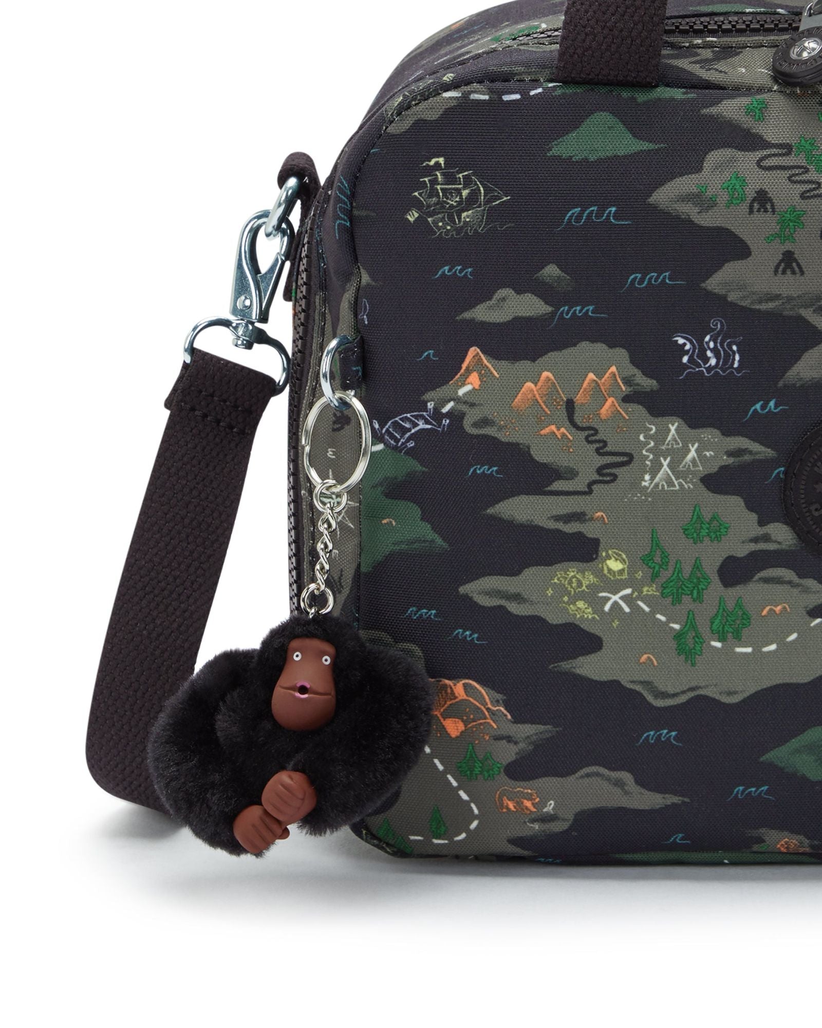 صندوق غداء كبير من KIPLING Miyo Camo Treasure (مع جراب عربة) I2989-3PB