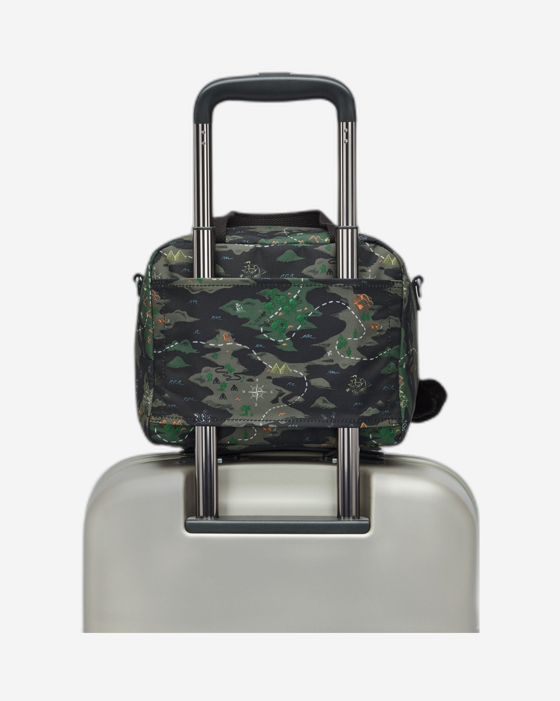 صندوق غداء كبير من KIPLING Miyo Camo Treasure (مع جراب عربة) I2989-3PB
