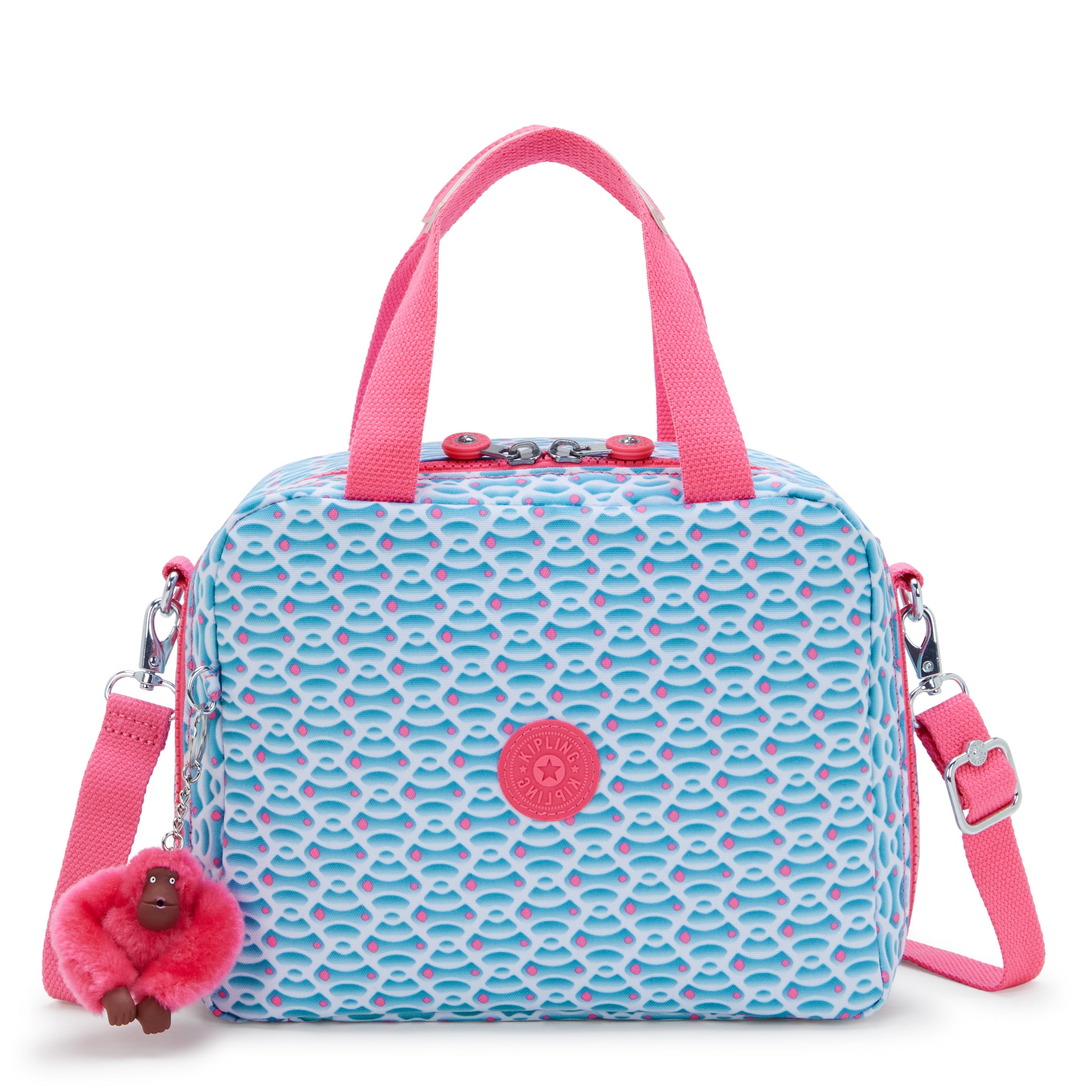 KIPLING-Miyo-Large lunchbox (with trolley sleeve)-Dreamy Geo C-I2989-D1W