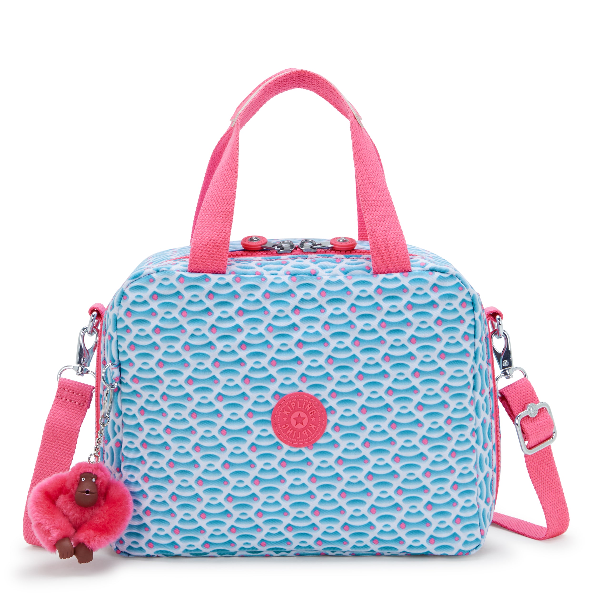 KIPLING-Miyo-Large lunchbox (with trolley sleeve)-Dreamy Geo C-I2989-D1W