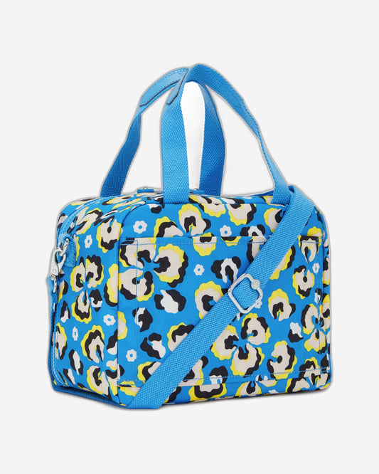 حقيبة غداء كبلينج مييو بنقشة جلد الفهد وكبيرة الحجم مع جراب عربة C2I2989-P2A