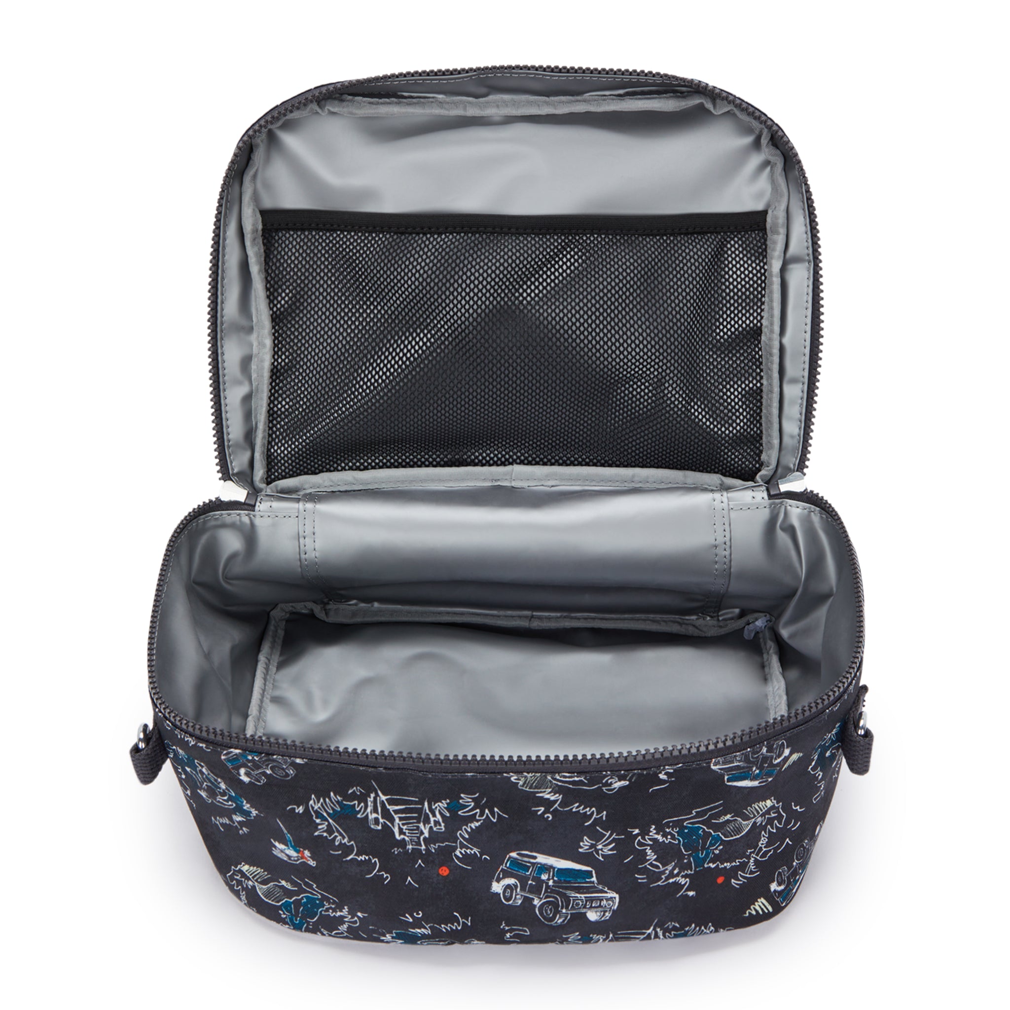 حقيبة غداء كبيرة من Kipling Miyo Jungle Fun Race مع جراب عربة C2I2989-TJ3