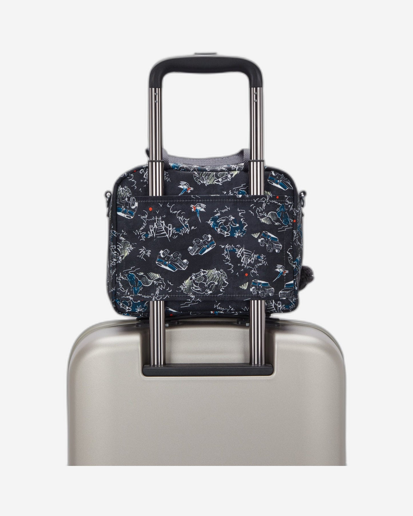 حقيبة غداء كبيرة من Kipling Miyo Jungle Fun Race مع جراب عربة C2I2989-TJ3