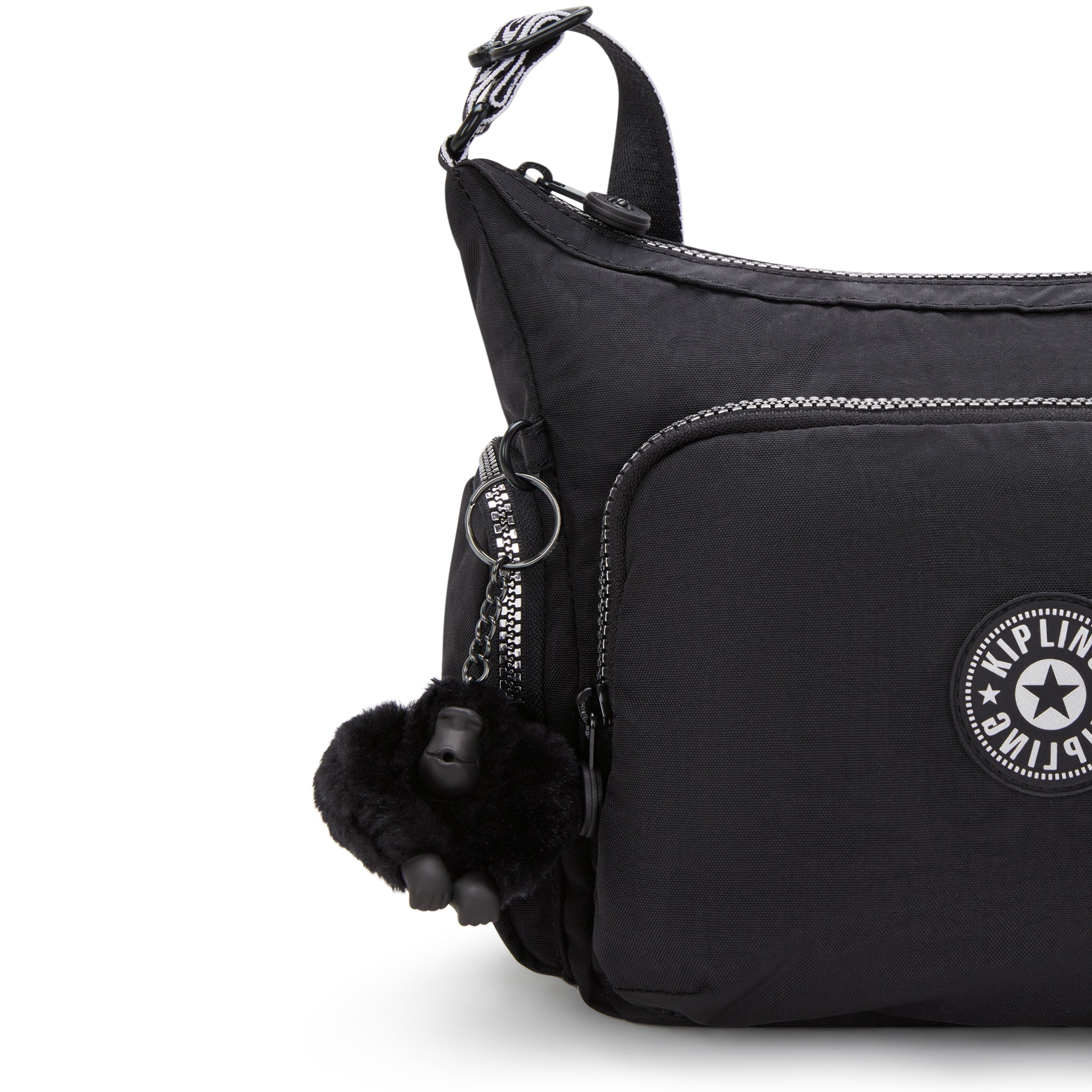 حقيبة كيبلينج غاب إس غلوريوس فضية متوسطة الحجم I3026-9SB