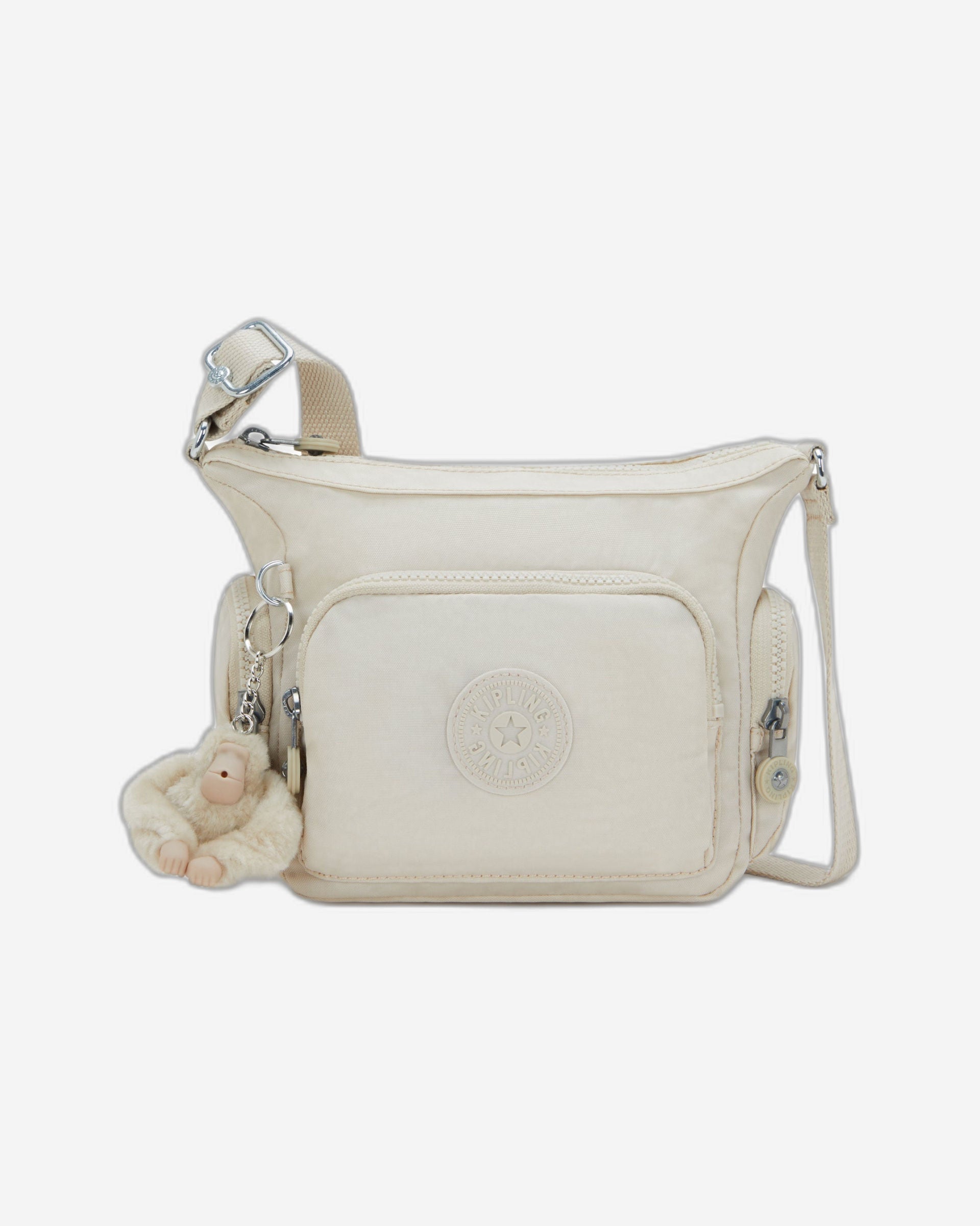 حقيبة كيبلينج غابي ميني هايدواي صغيرة الحجم باللون البيج I3057-7JR