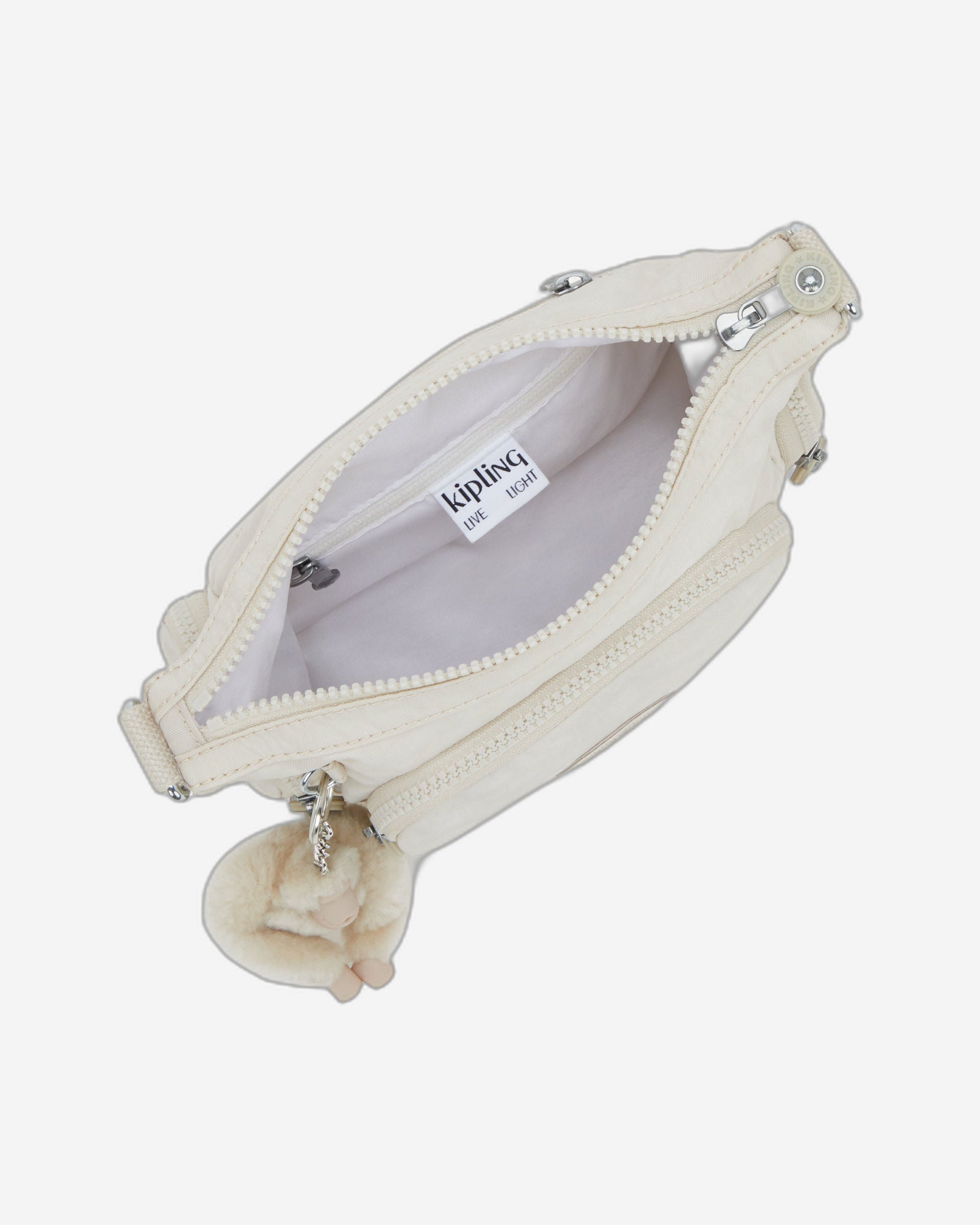 حقيبة كيبلينج غابي ميني هايدواي صغيرة الحجم باللون البيج I3057-7JR