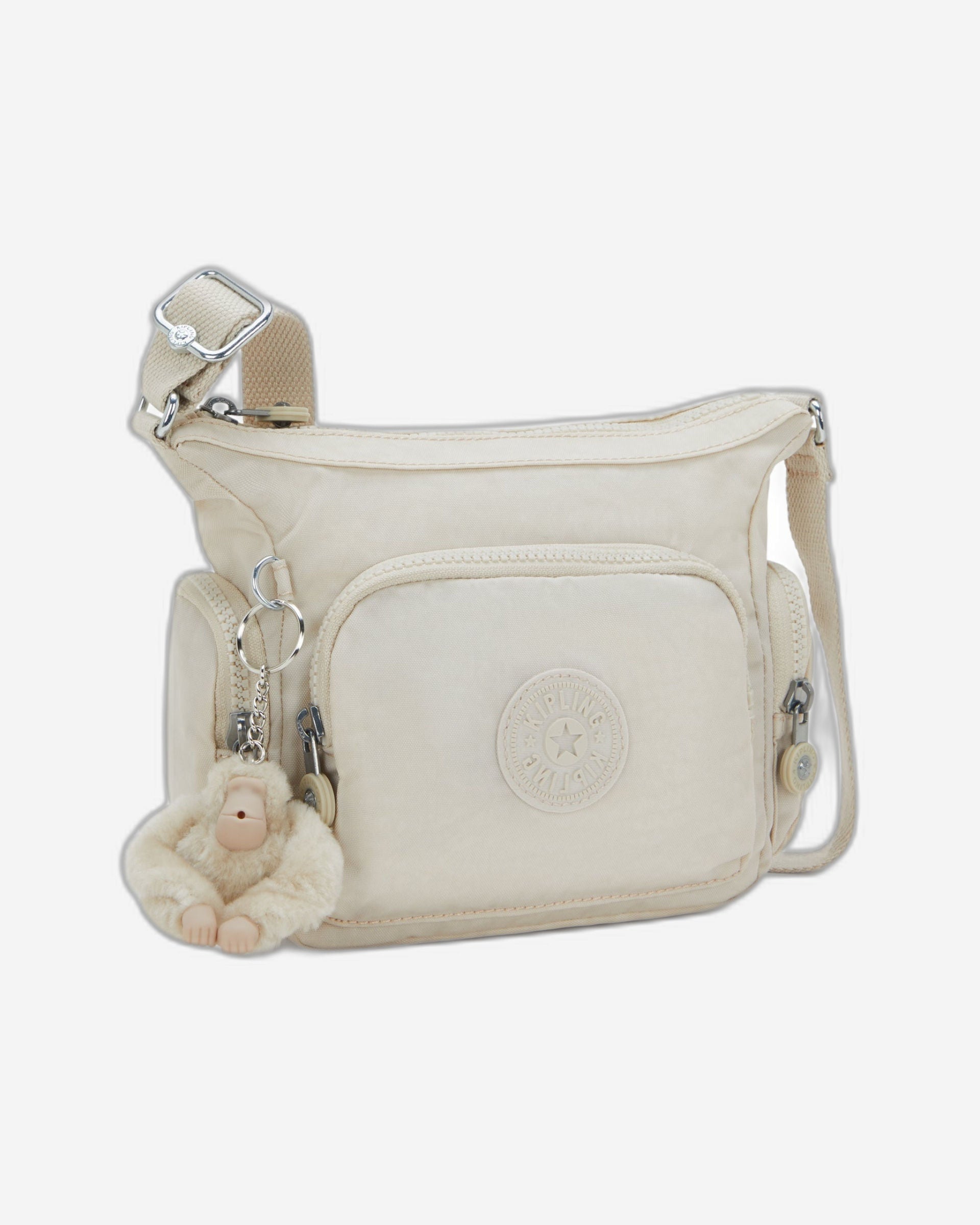 حقيبة كيبلينج غابي ميني هايدواي صغيرة الحجم باللون البيج I3057-7JR