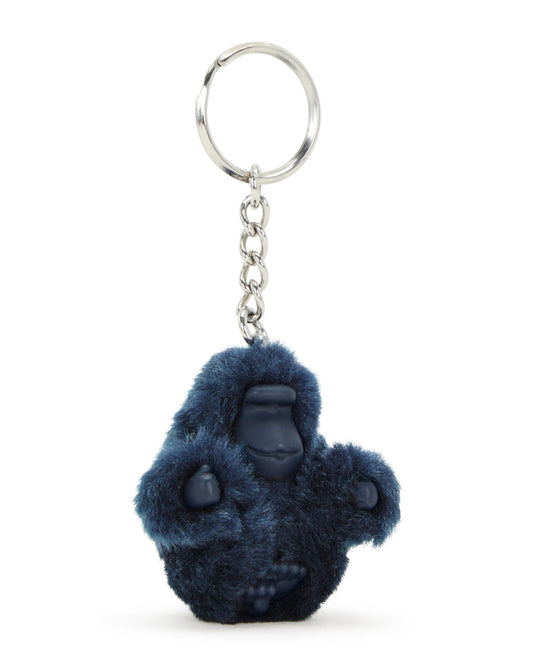 مشبك مفاتيح Kipling Monkeyclip XS KH Blue Bleu 2 صغير من Monkey Keychain I3088-96V