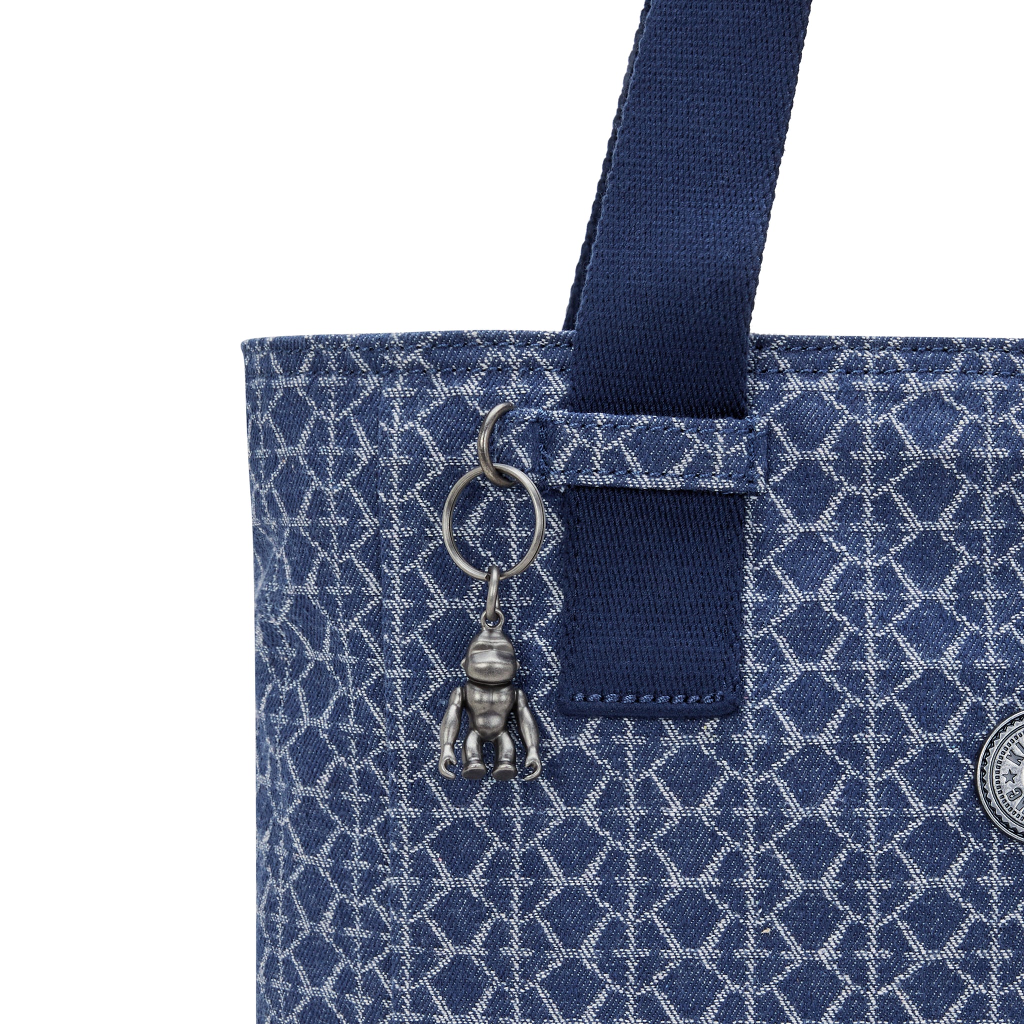 حقيبة توت متوسطة الحجم من Kipling Jowns Signature Denim I3283-7PF