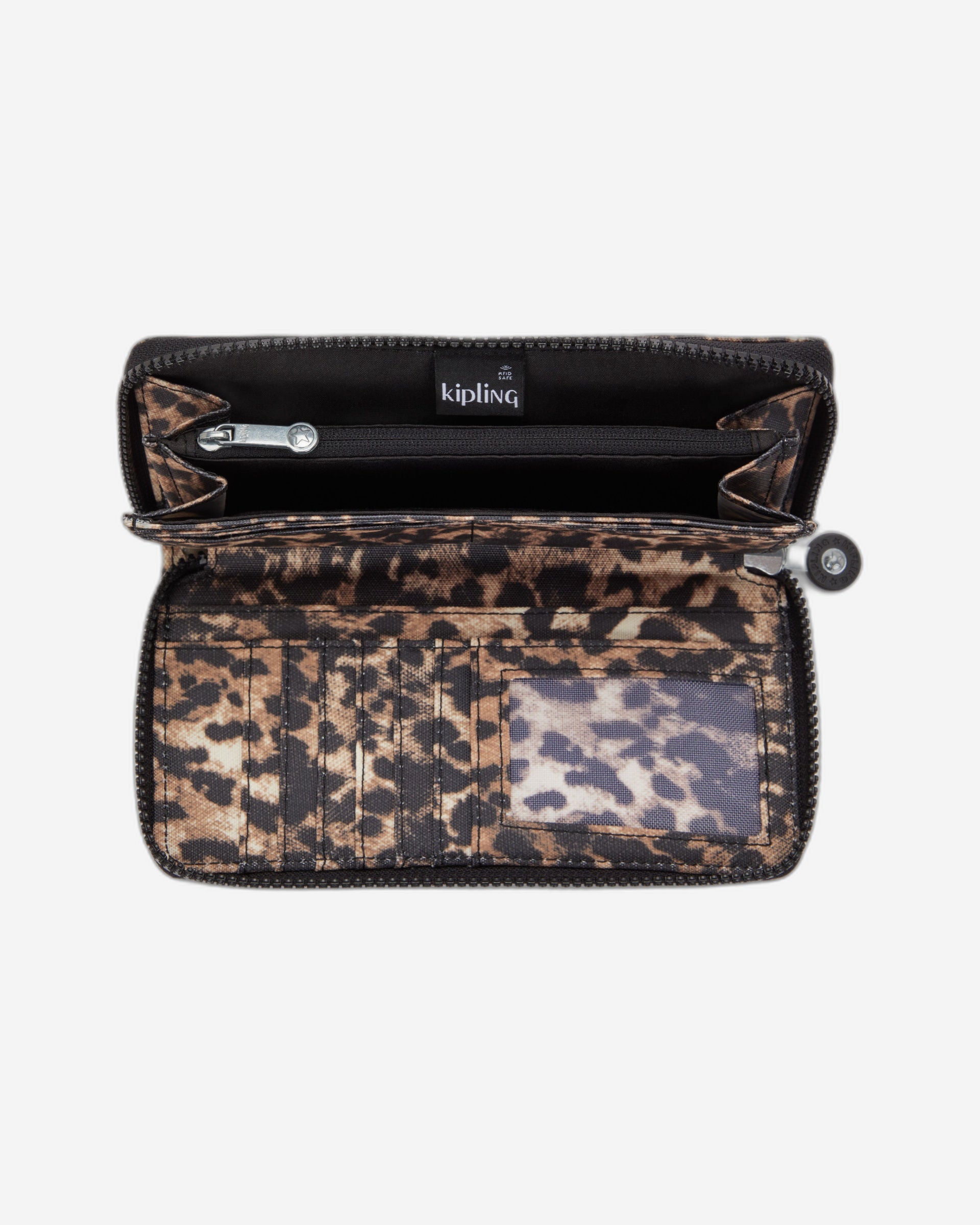 محفظة Kipling Money World Wild Leopard كبيرة I3285-6JP